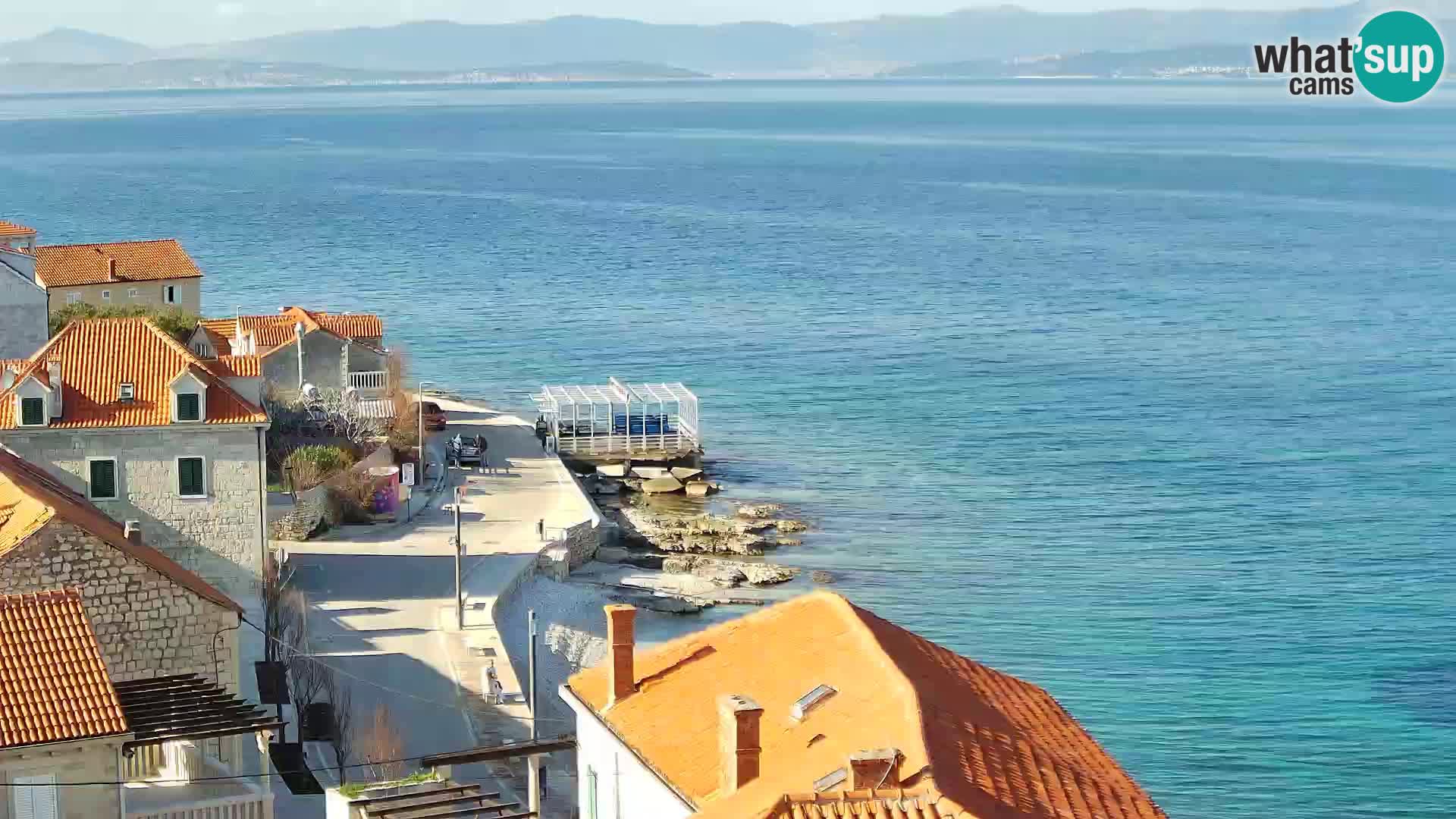 Webcam Sutivan Panorama – Vista en vivo desde la isla de Brač