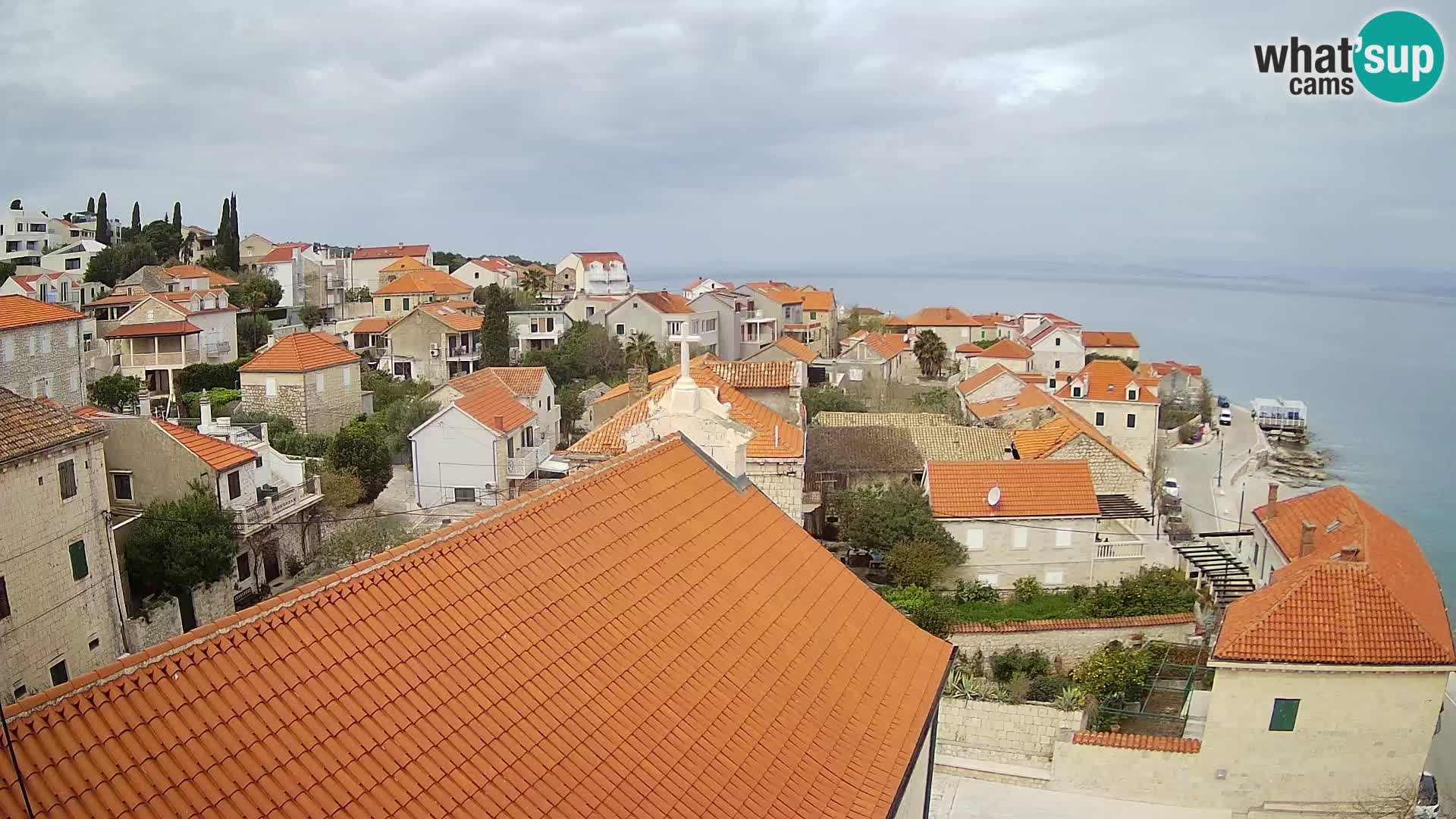 Webcam Sutivan panorama – Vista live dall’isola di Brač