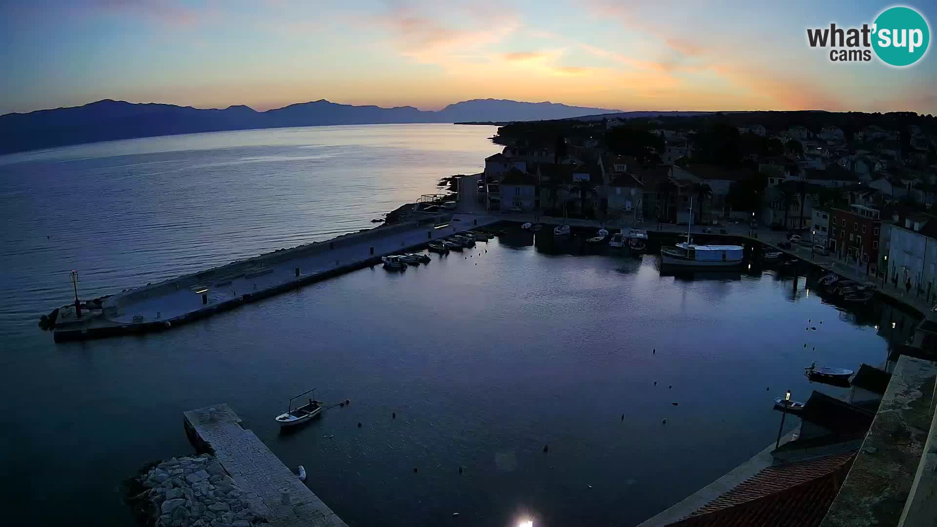 Webcam Sutivan panorama – Vista live dall’isola di Brač