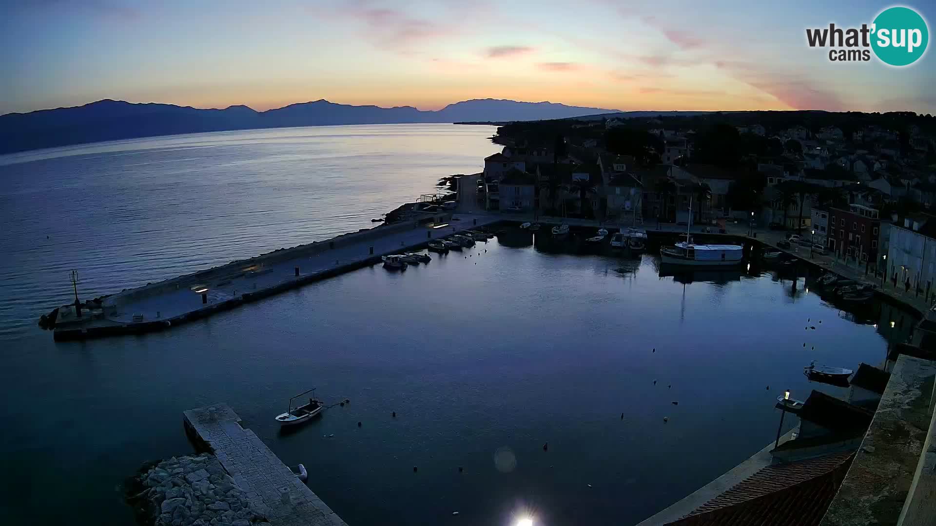 Webcam Sutivan panorama – Vista live dall’isola di Brač