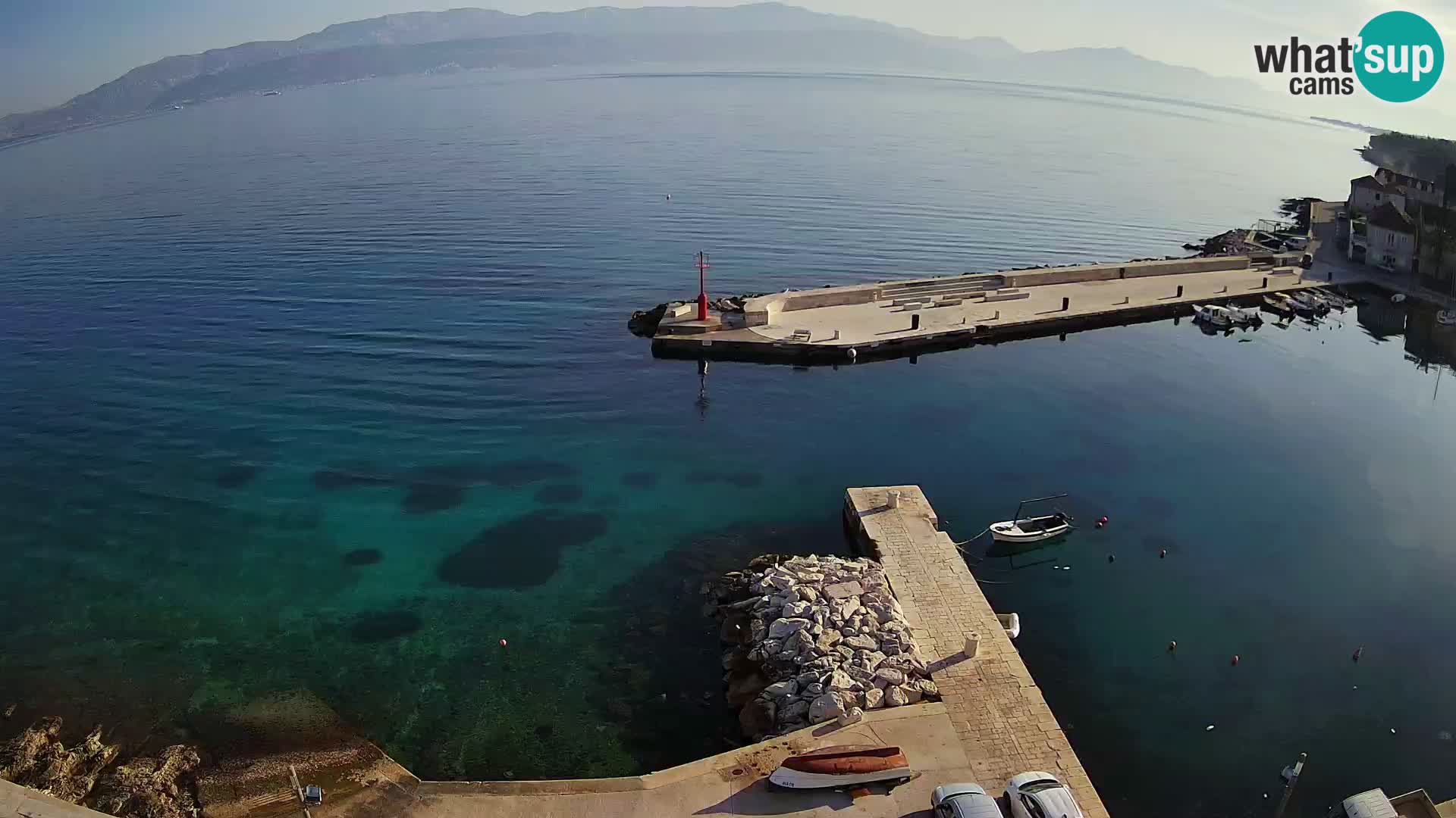 Webcam Sutivan Panorama – Vista en vivo desde la isla de Brač