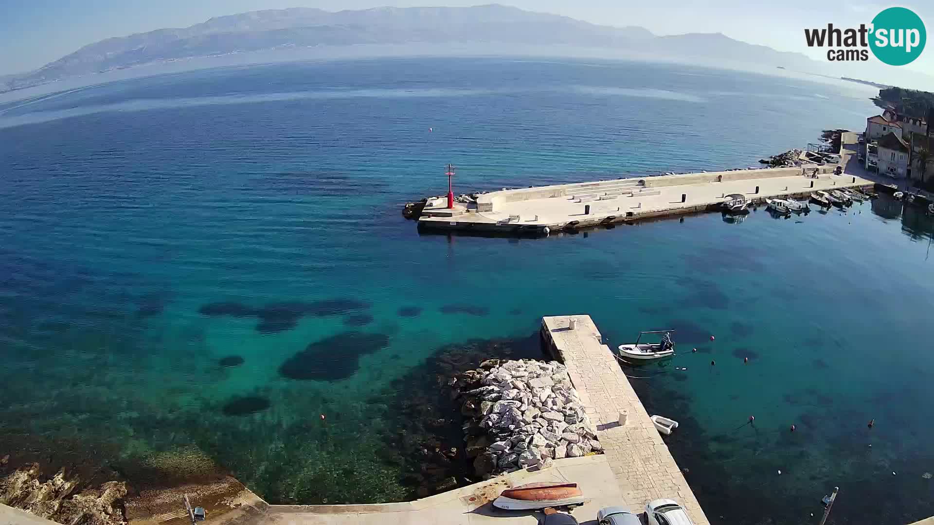 Webcam Sutivan panorama – Vista live dall’isola di Brač