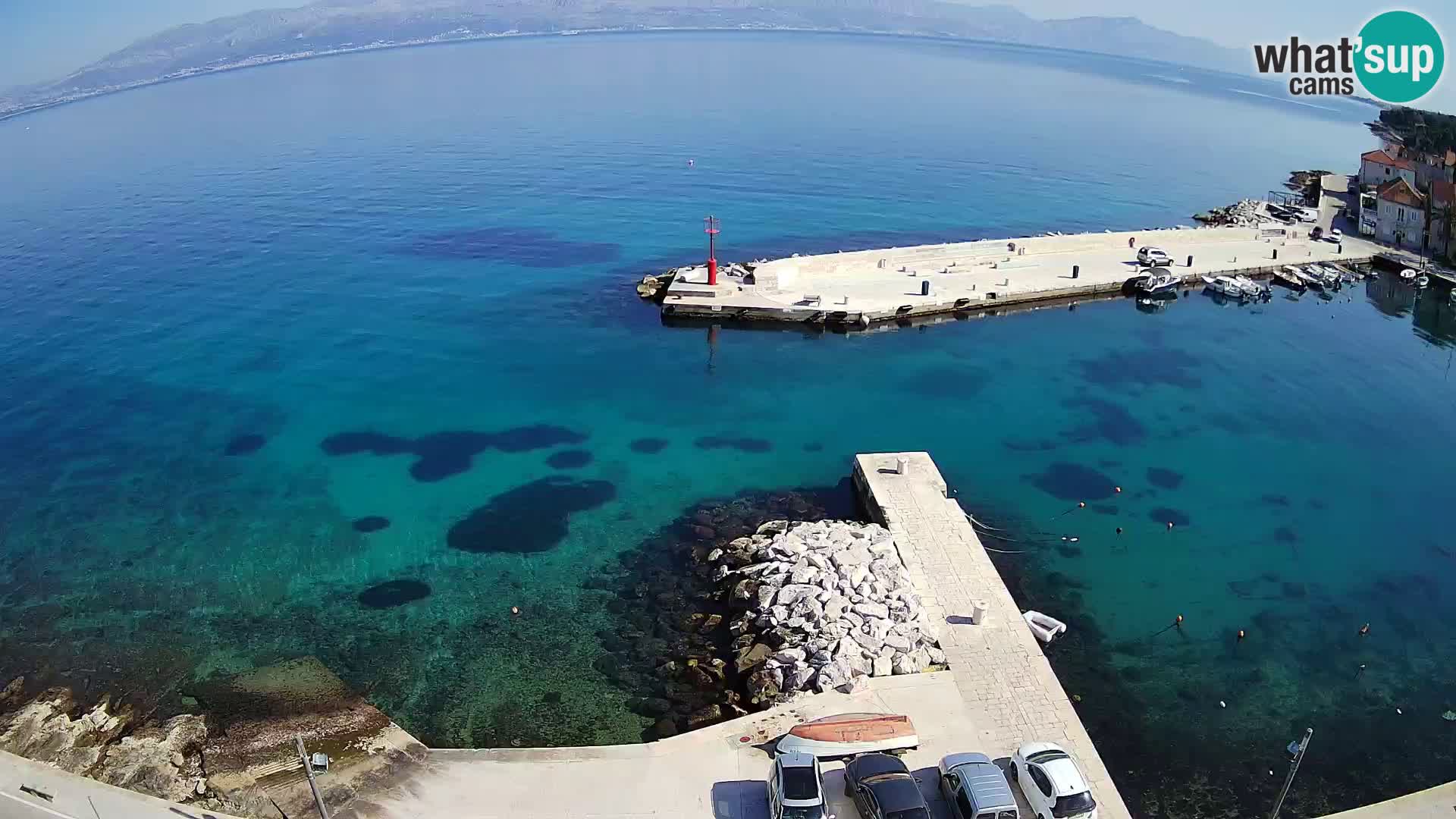 Web kamera Sutivan panorama – Pogled uživo s otoka Brača