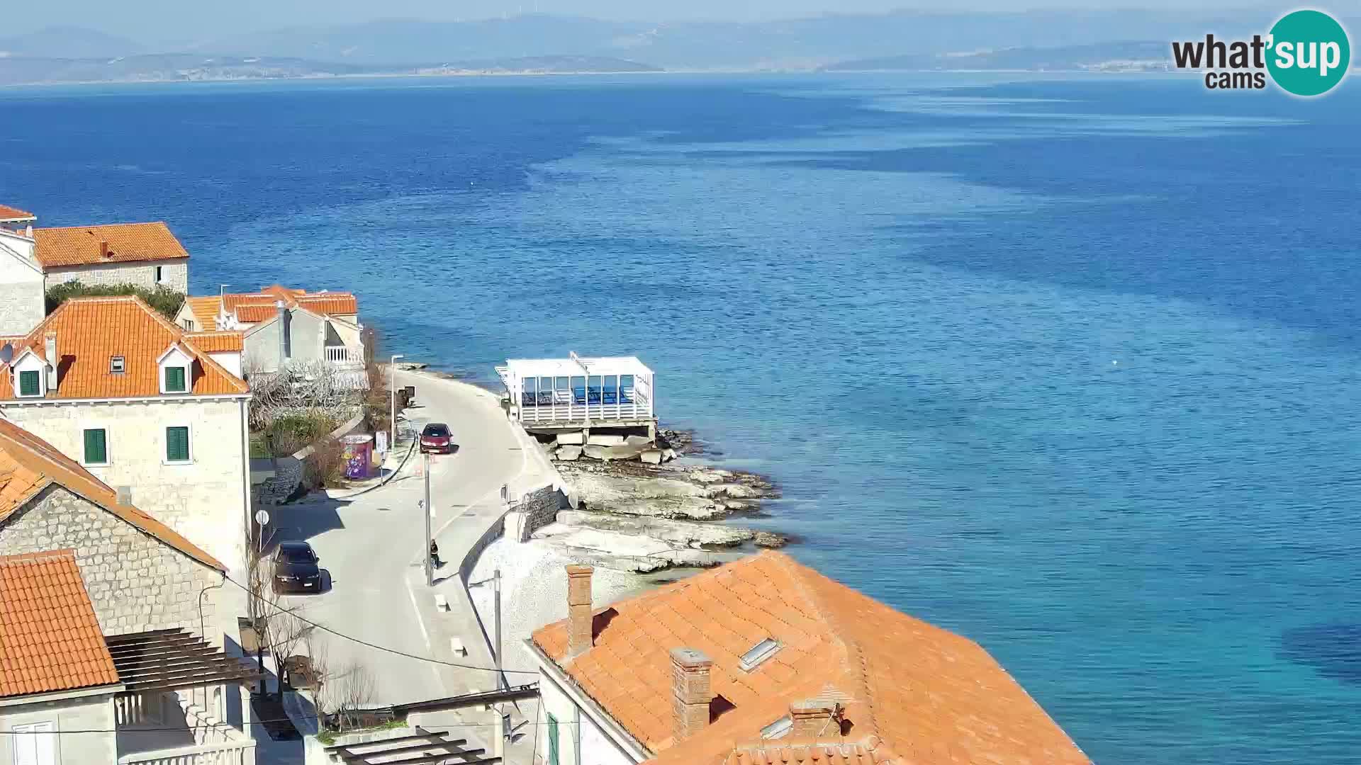Spletna kamera Sutivan panorama – pogled v živo z otoka Brač