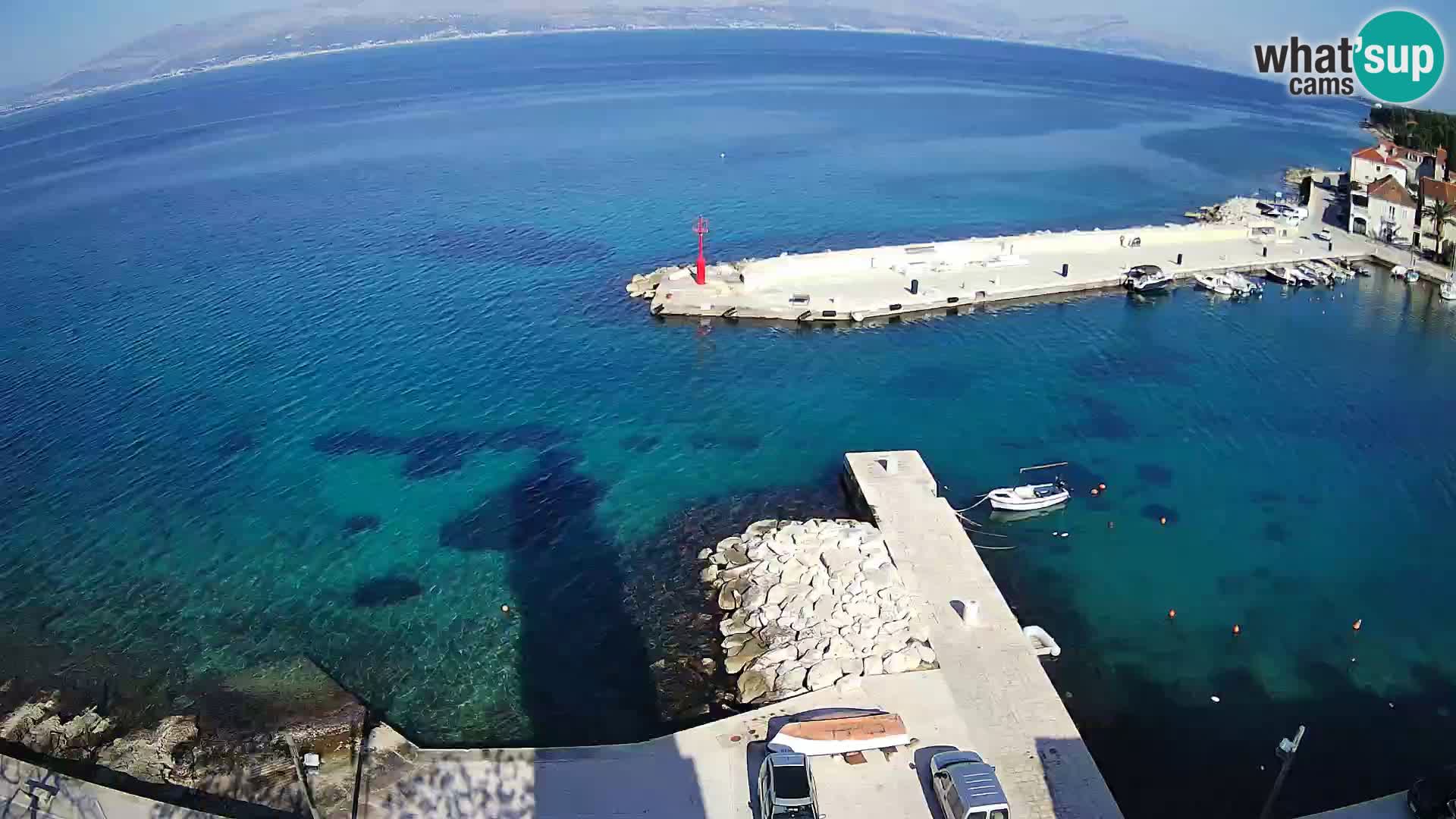 Web kamera Sutivan panorama – Pogled uživo s otoka Brača