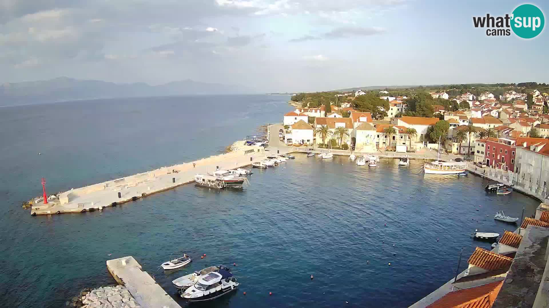 Webcam Sutivan panorama – Vista live dall’isola di Brač
