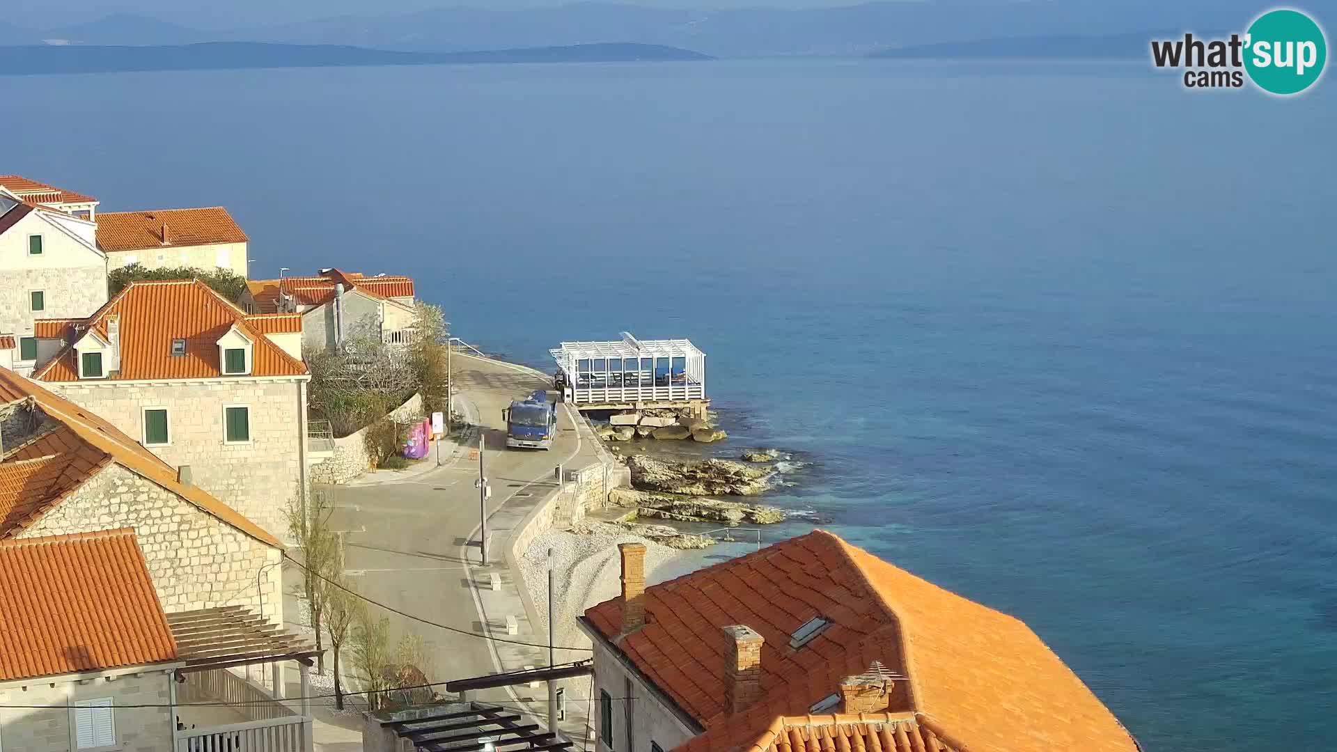Webcam Sutivan Panorama – Vista en vivo desde la isla de Brač