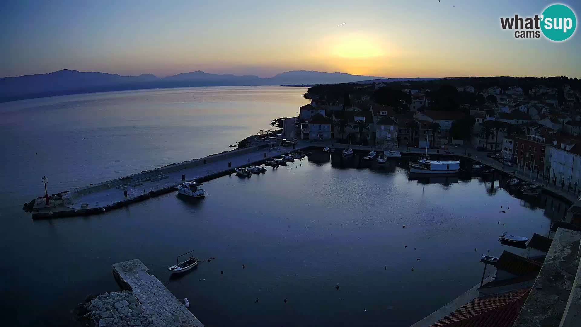 Webcam Sutivan panorama – Vista live dall’isola di Brač