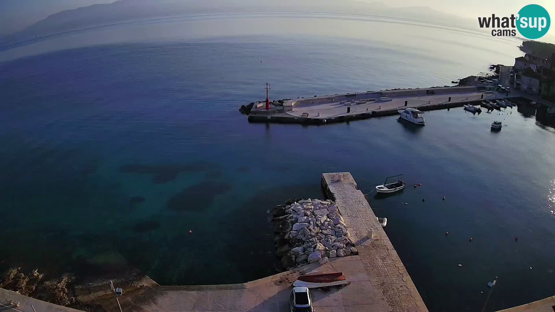 Webcam Sutivan Panorama – Vista en vivo desde la isla de Brač