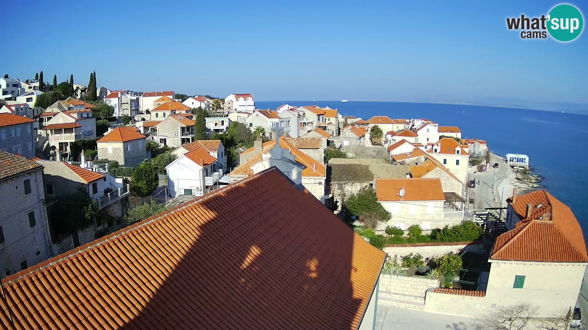 Webcam Sutivan Panorama – Vista en vivo desde la isla de Brač
