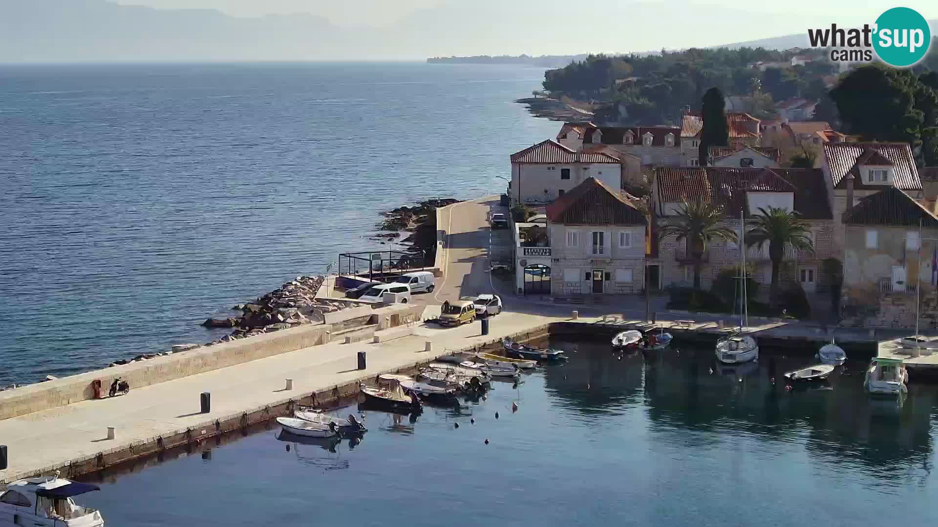 Webcam Sutivan panorama – Vista live dall’isola di Brač