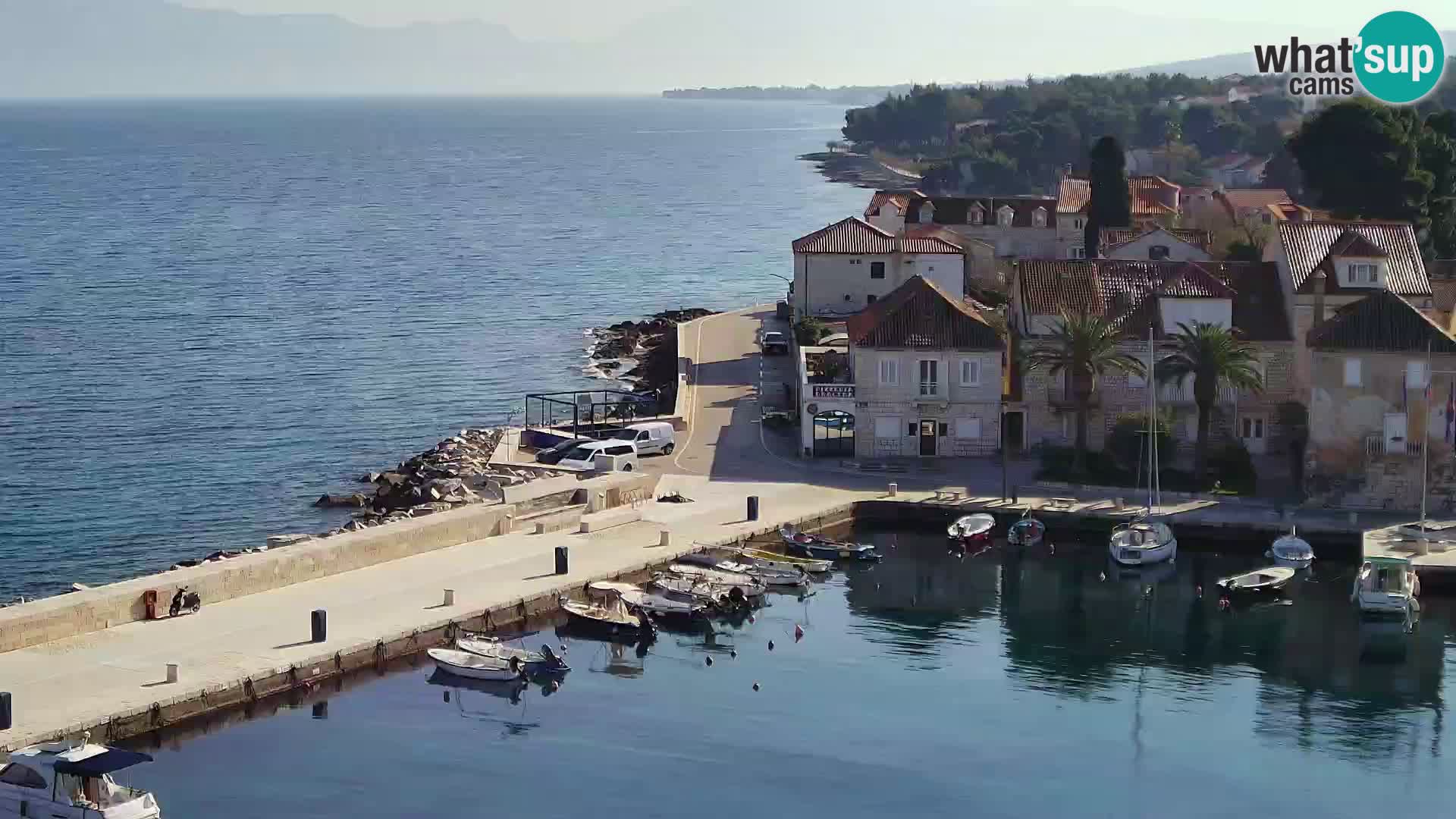 Webcam Sutivan Panorama – Vista en vivo desde la isla de Brač