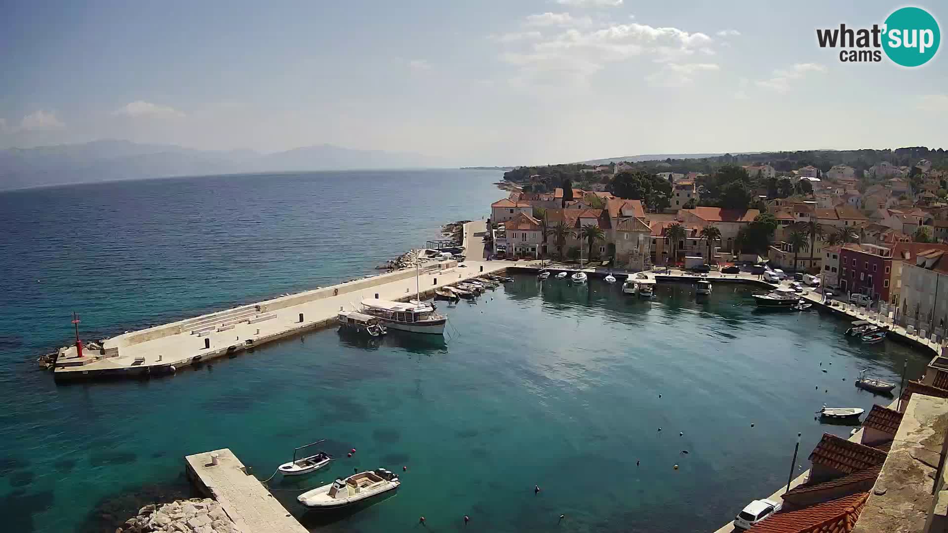 Webcam Sutivan Panorama – Vue en direct depuis l’île de Brač