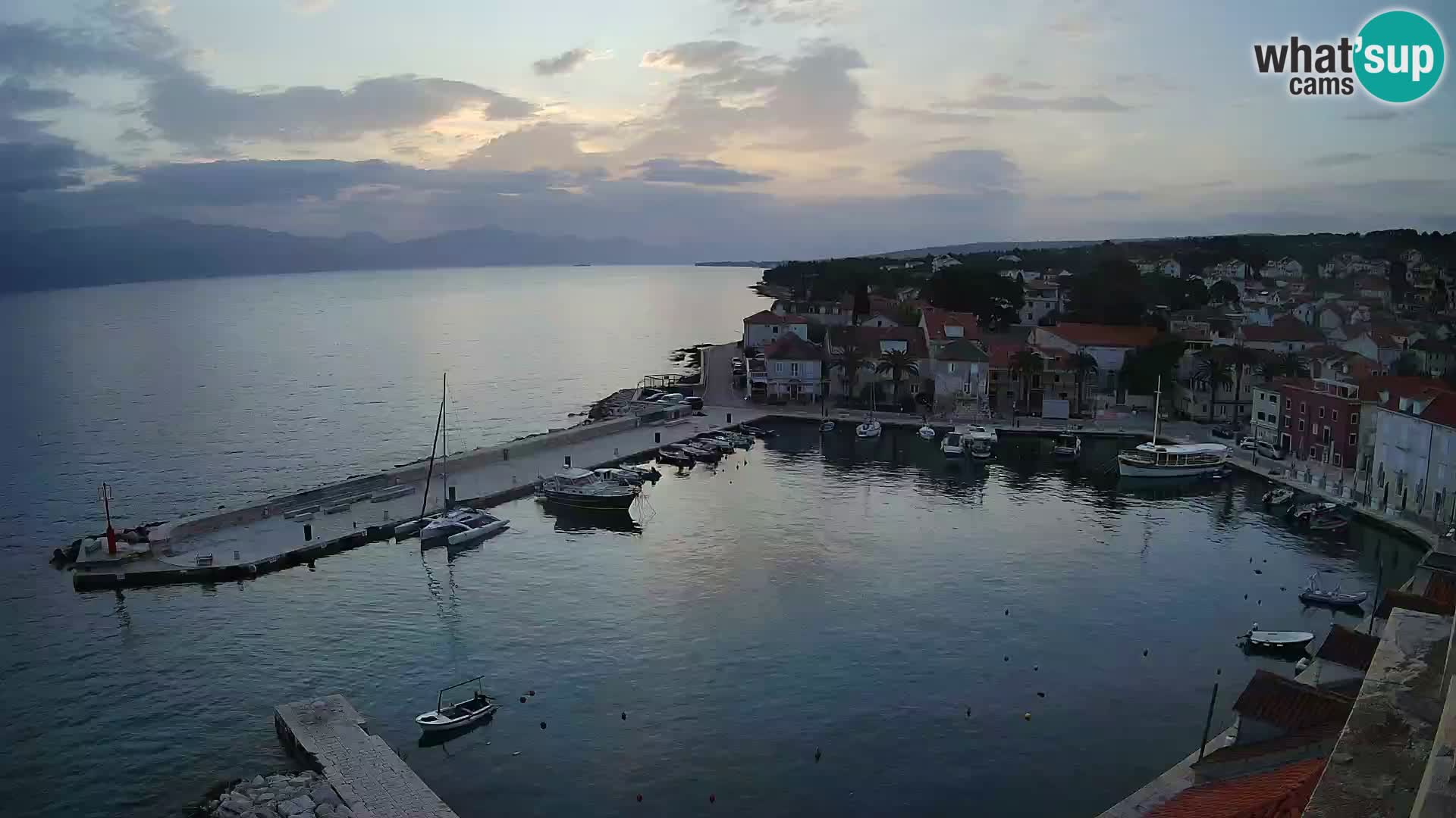 Webcam Sutivan panorama – Vista live dall’isola di Brač