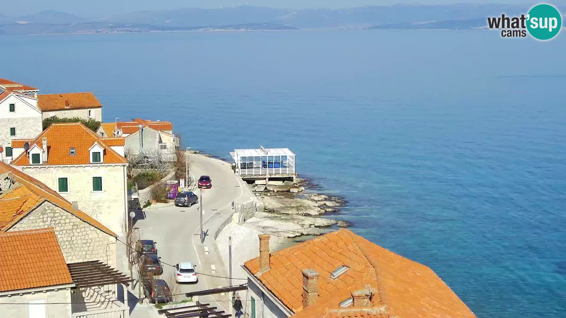 Spletna kamera Sutivan panorama – pogled v živo z otoka Brač