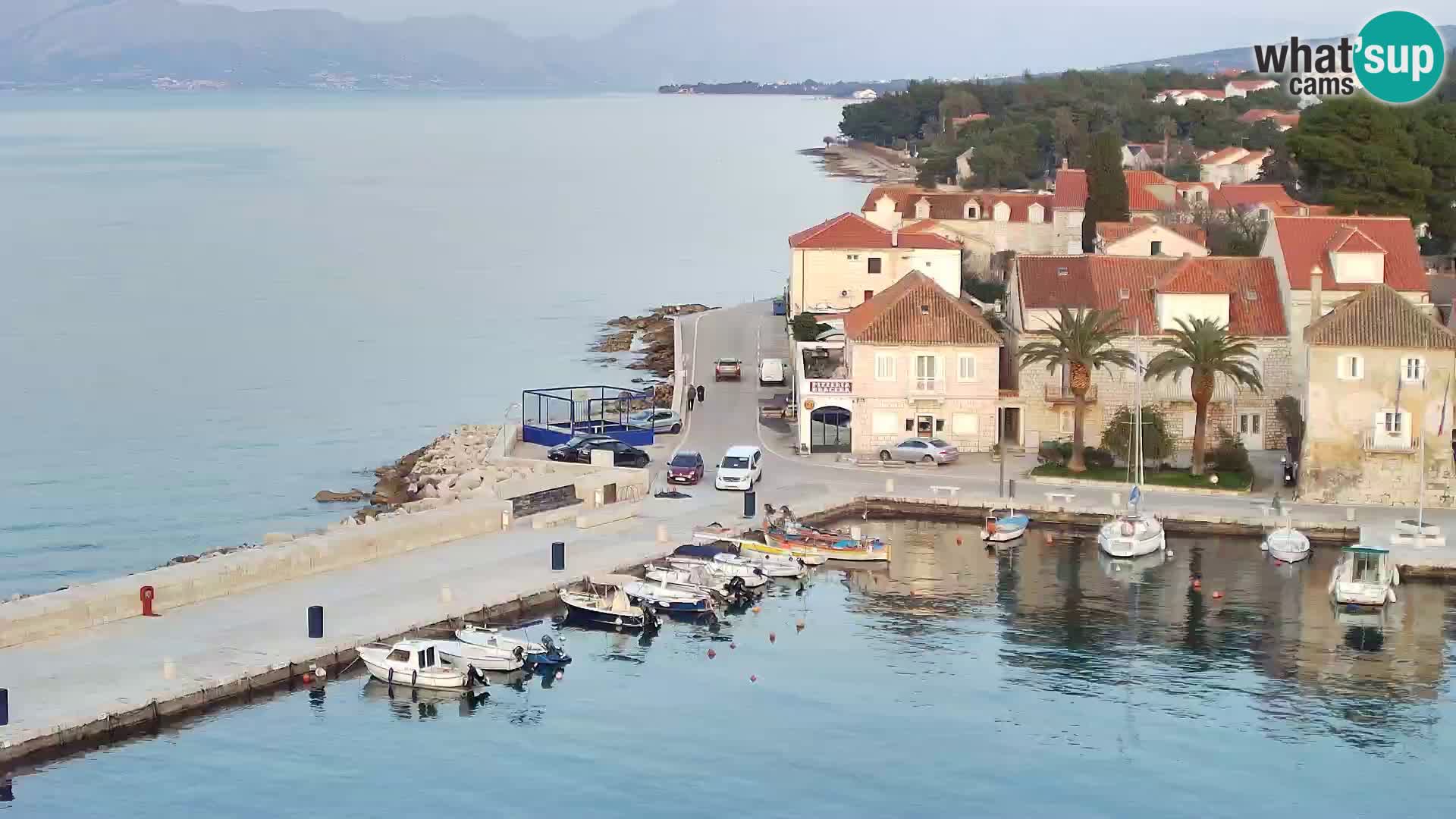Webcam Sutivan panorama – Vista live dall’isola di Brač