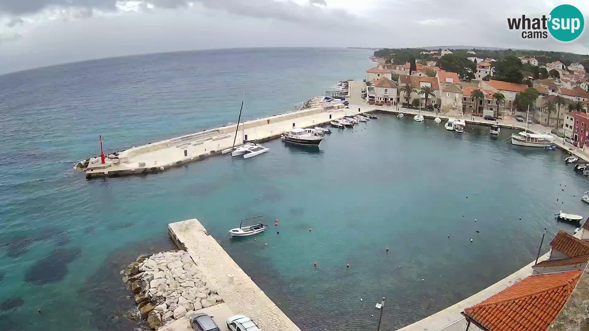 Webcam Sutivan Panorama – Vista en vivo desde la isla de Brač