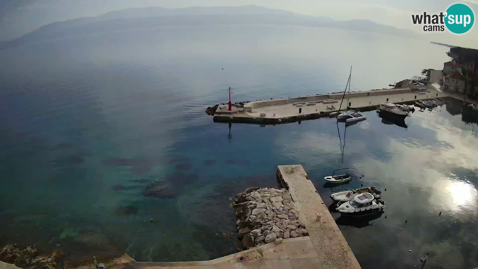 Webcam Sutivan Panorama – Vue en direct depuis l’île de Brač