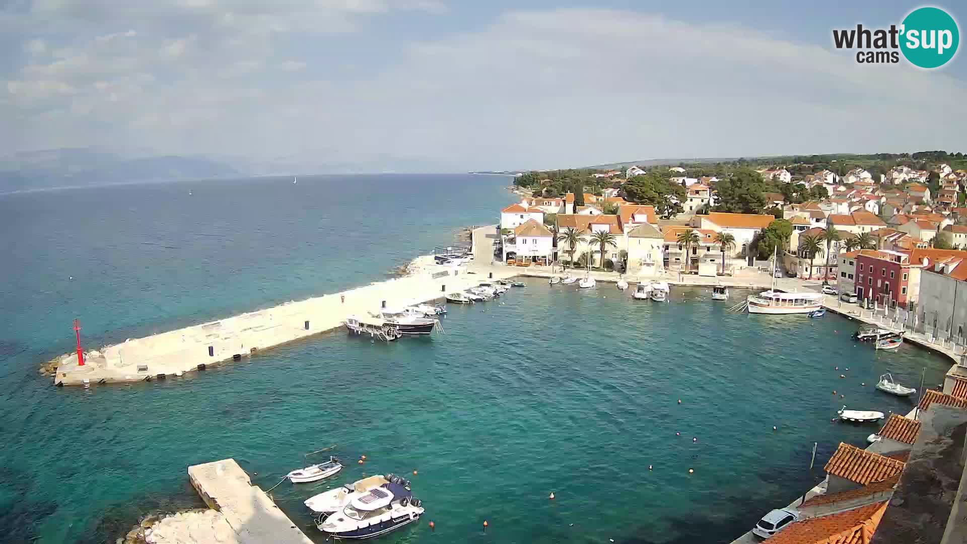 Webcam Sutivan Panorama – Vista en vivo desde la isla de Brač