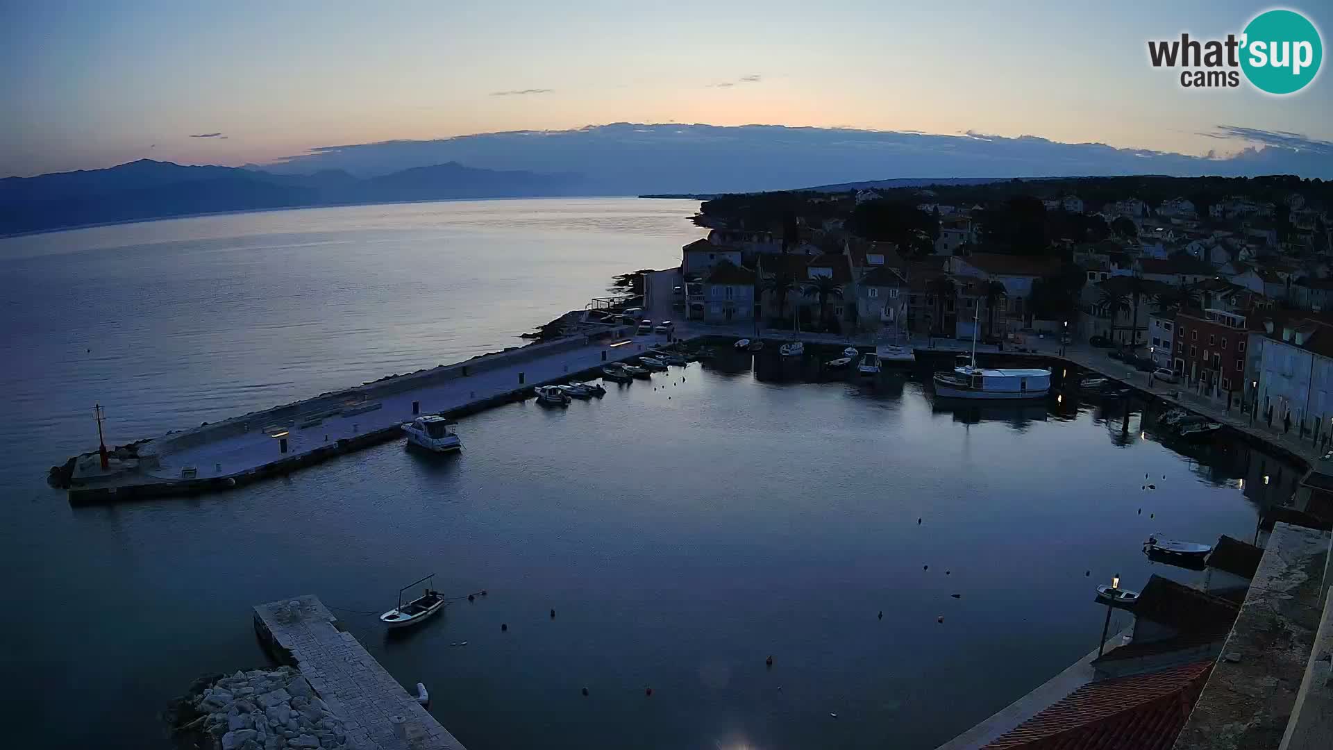 Webcam Sutivan Panorama – Vista en vivo desde la isla de Brač