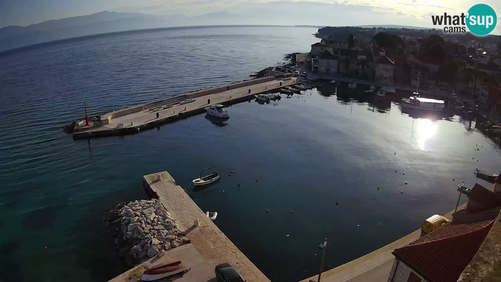 Webcam Sutivan panorama – Vista live dall’isola di Brač