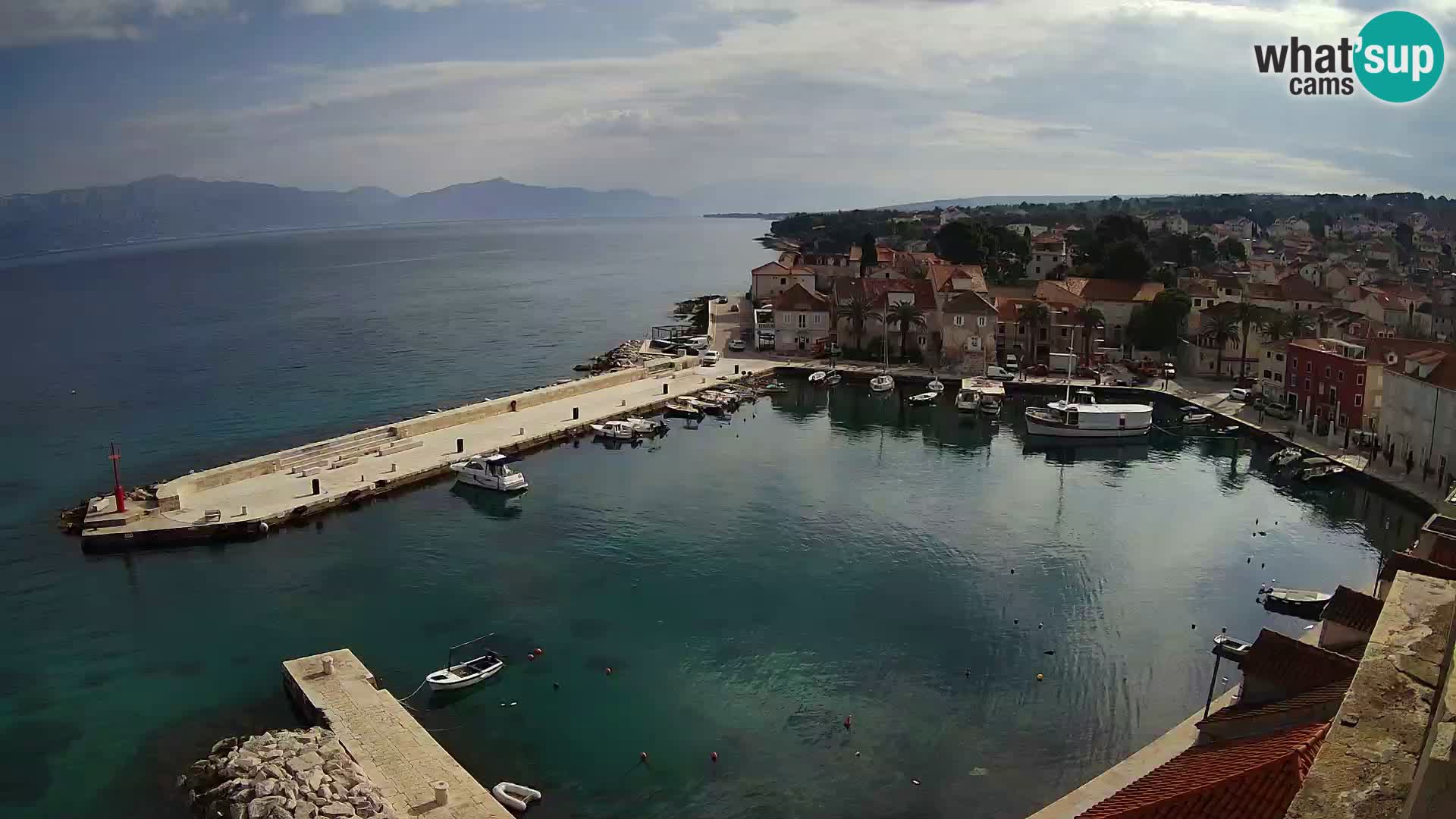 Webcam Sutivan panorama – Vista live dall’isola di Brač