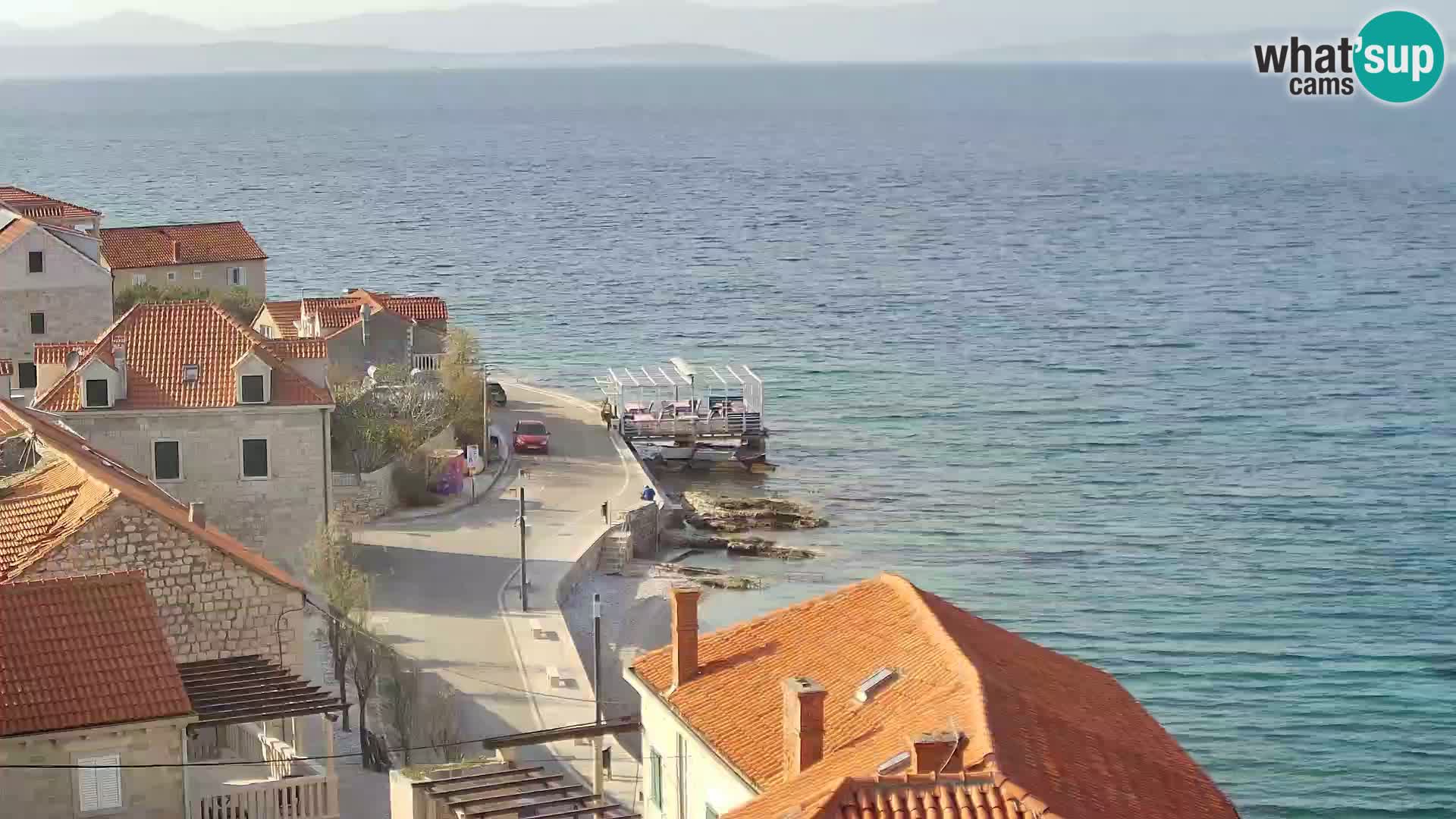 Webcam Sutivan Panorama – Vista en vivo desde la isla de Brač