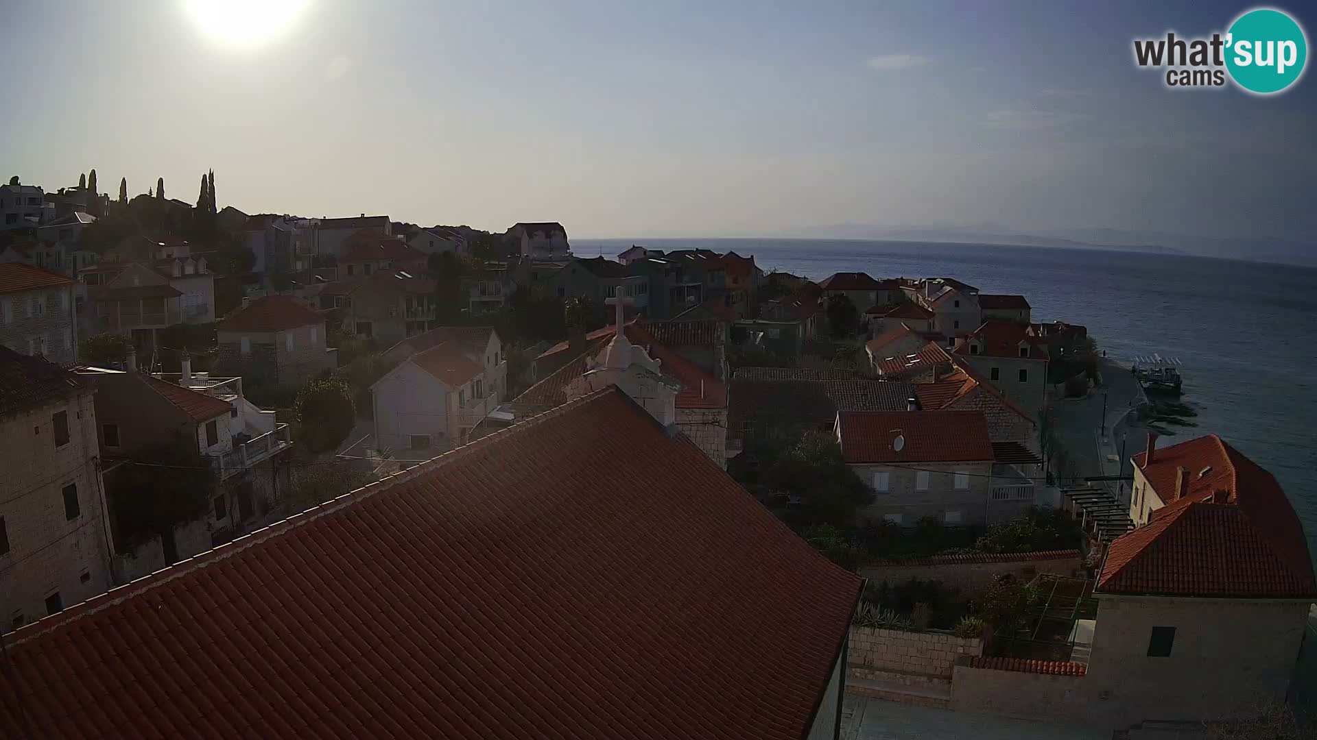 Webcam Sutivan Panorama – Vista en vivo desde la isla de Brač