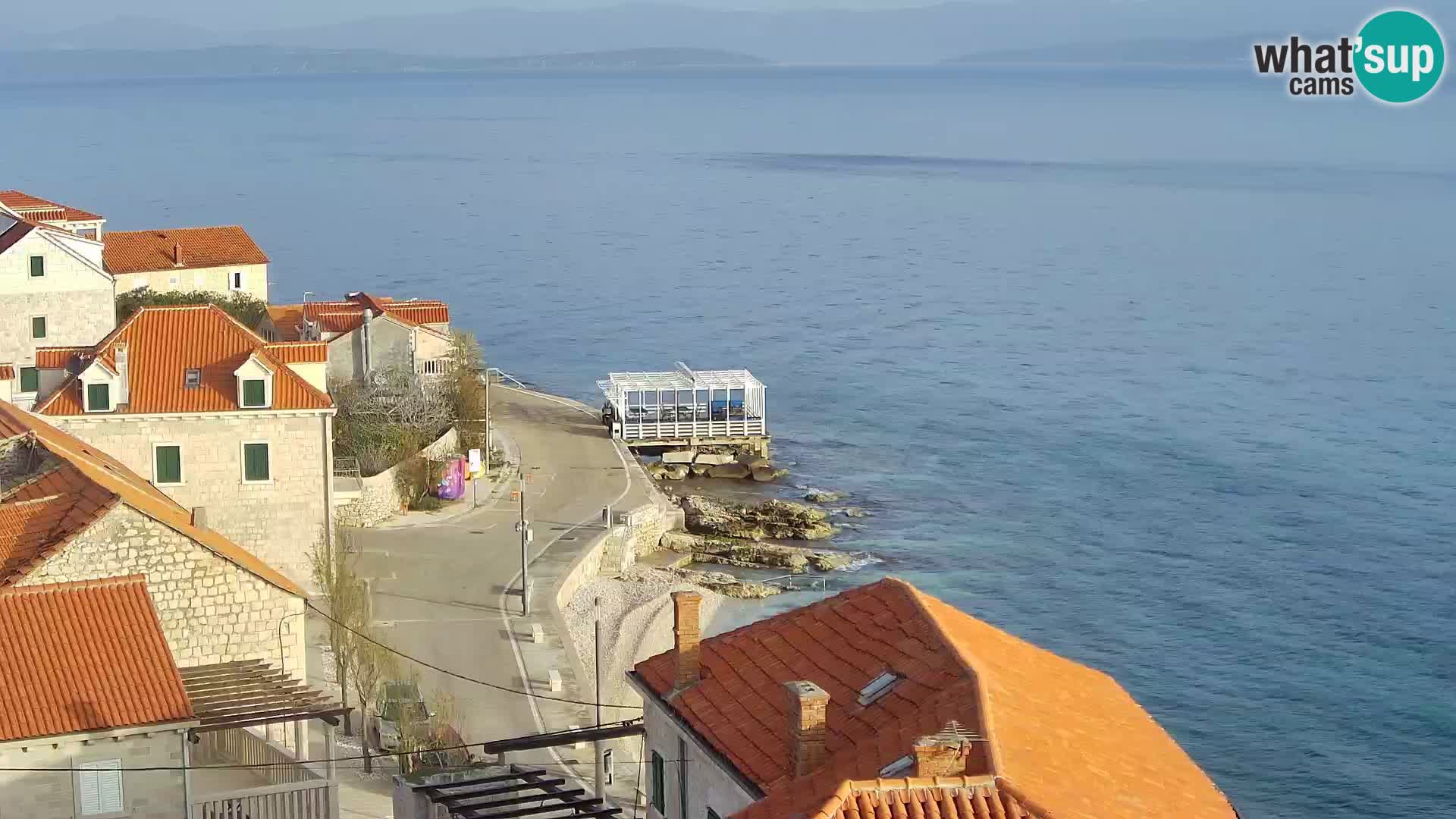 Webcam Sutivan panorama – Vista live dall’isola di Brač