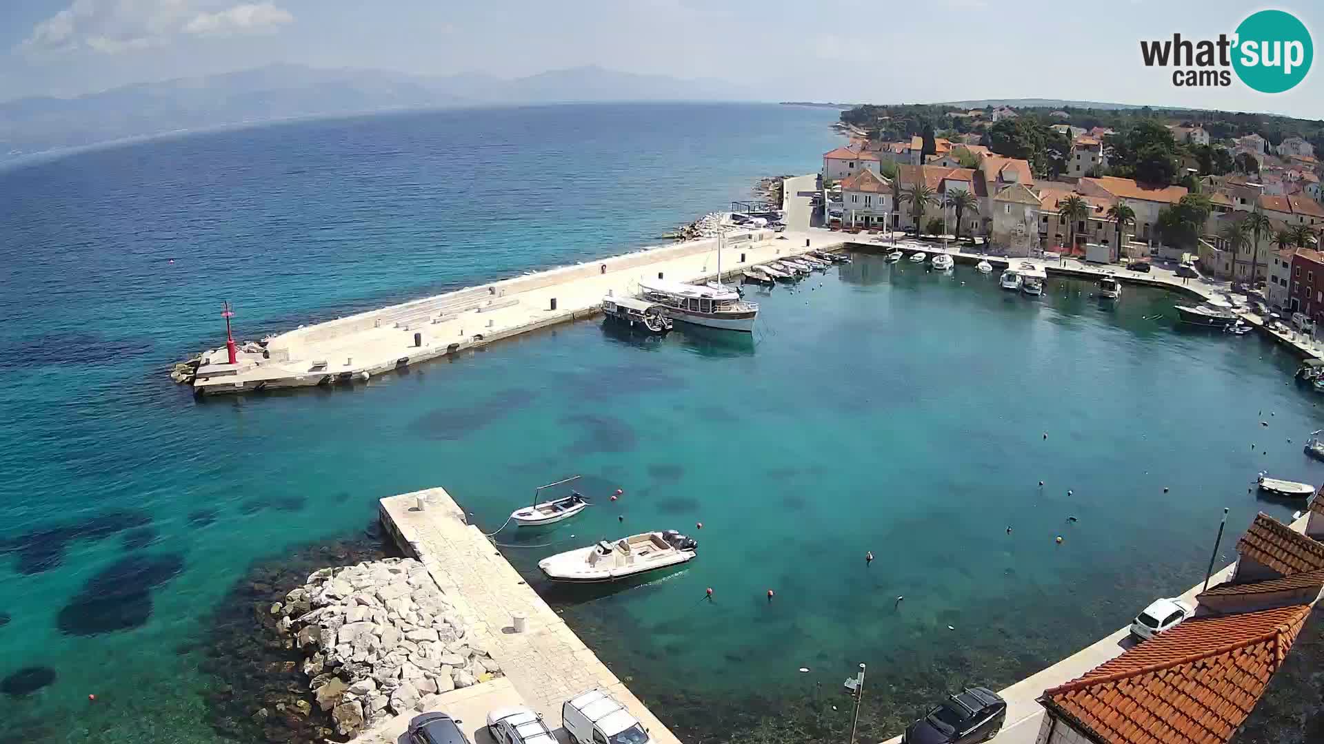 Webcam Sutivan Panorama – Vista en vivo desde la isla de Brač