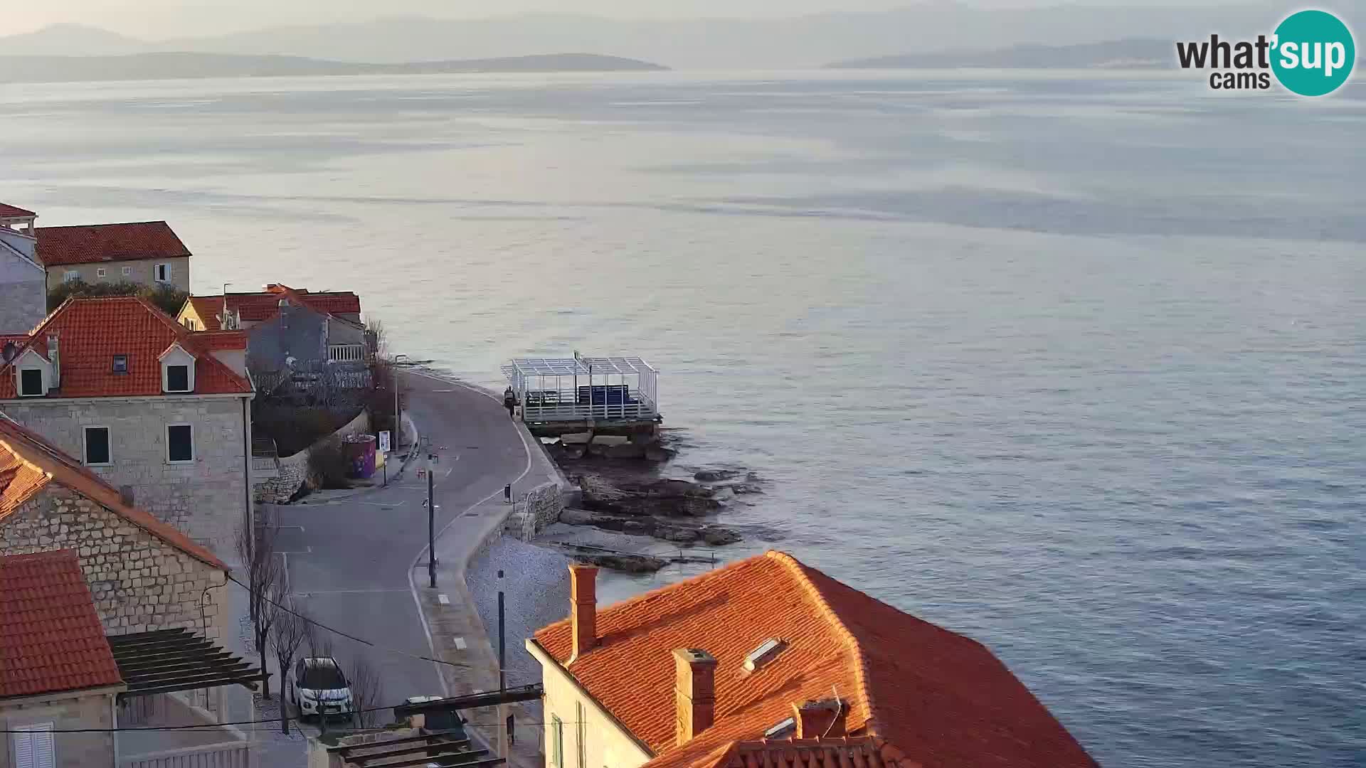 Web kamera Sutivan panorama – Pogled uživo s otoka Brača