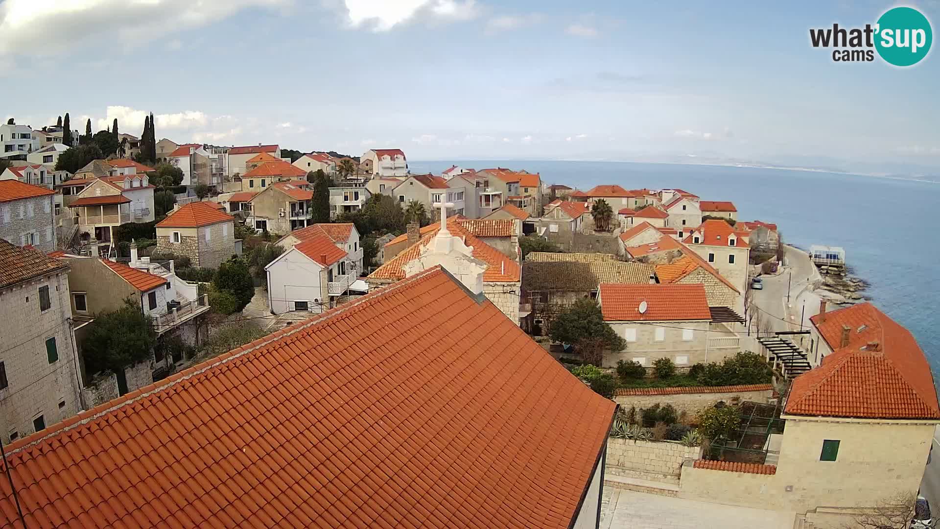Webcam Sutivan panorama – Vista live dall’isola di Brač
