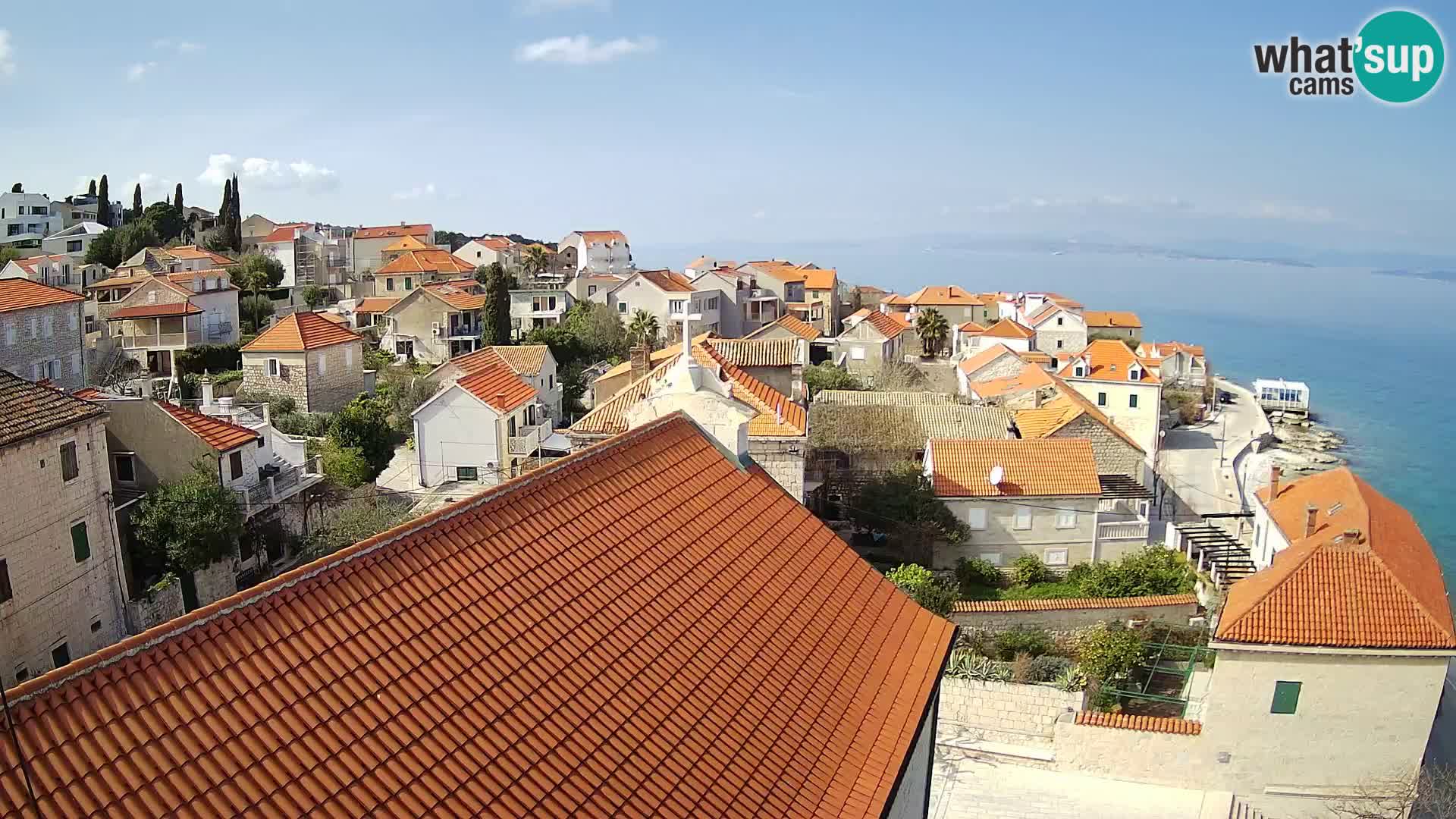 Webcam Sutivan panorama – Vista live dall’isola di Brač