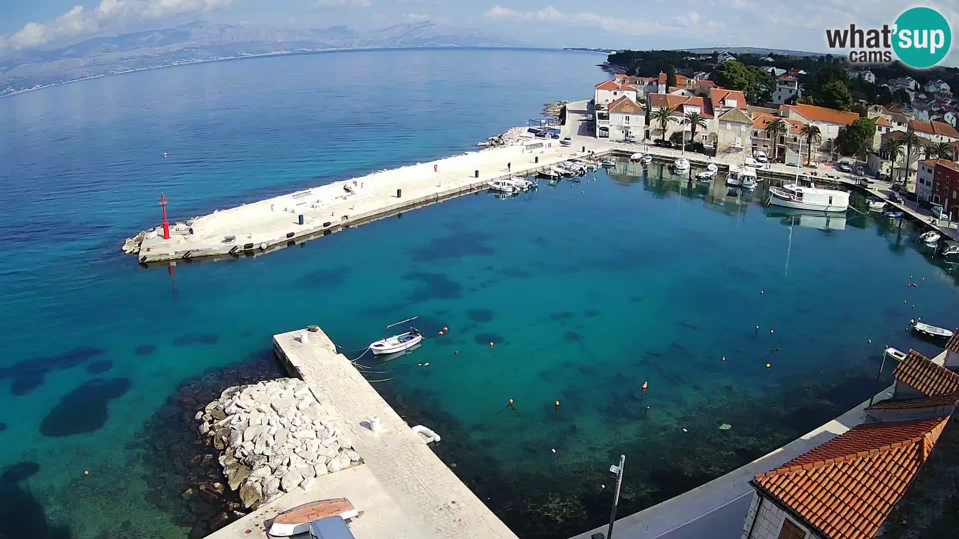 Webcam Sutivan Panorama – Liveblick von der Insel Brač