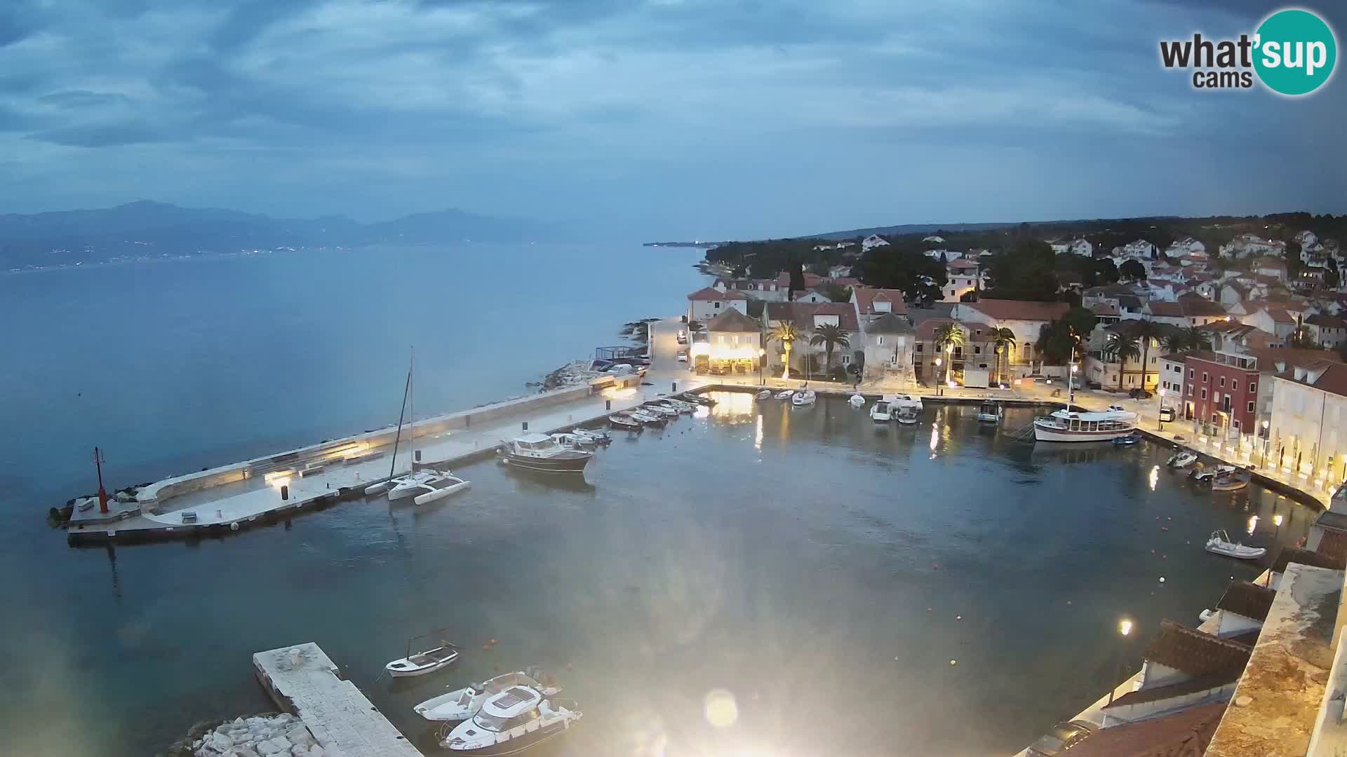 Webcam Sutivan panorama – Vista live dall’isola di Brač