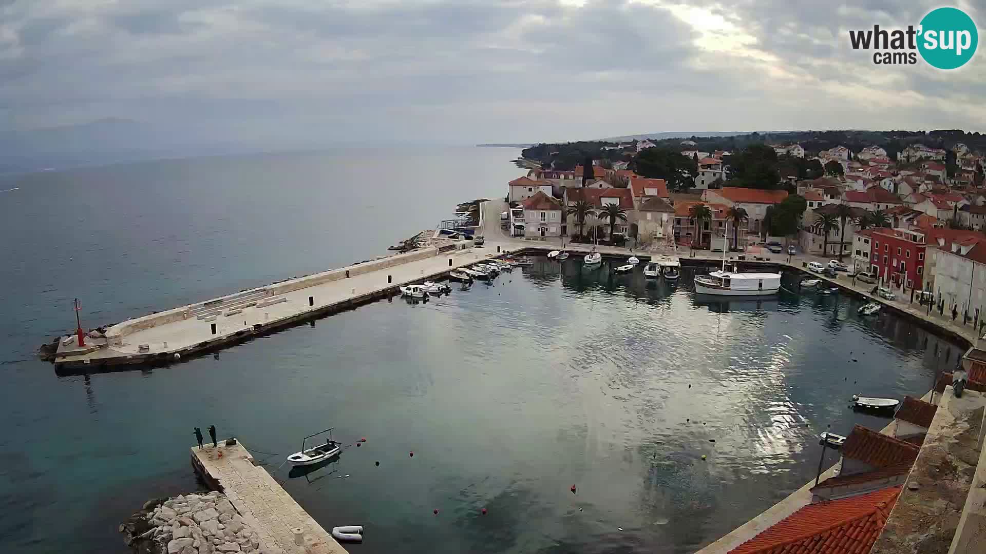 Webcam Sutivan panorama – Vista live dall’isola di Brač