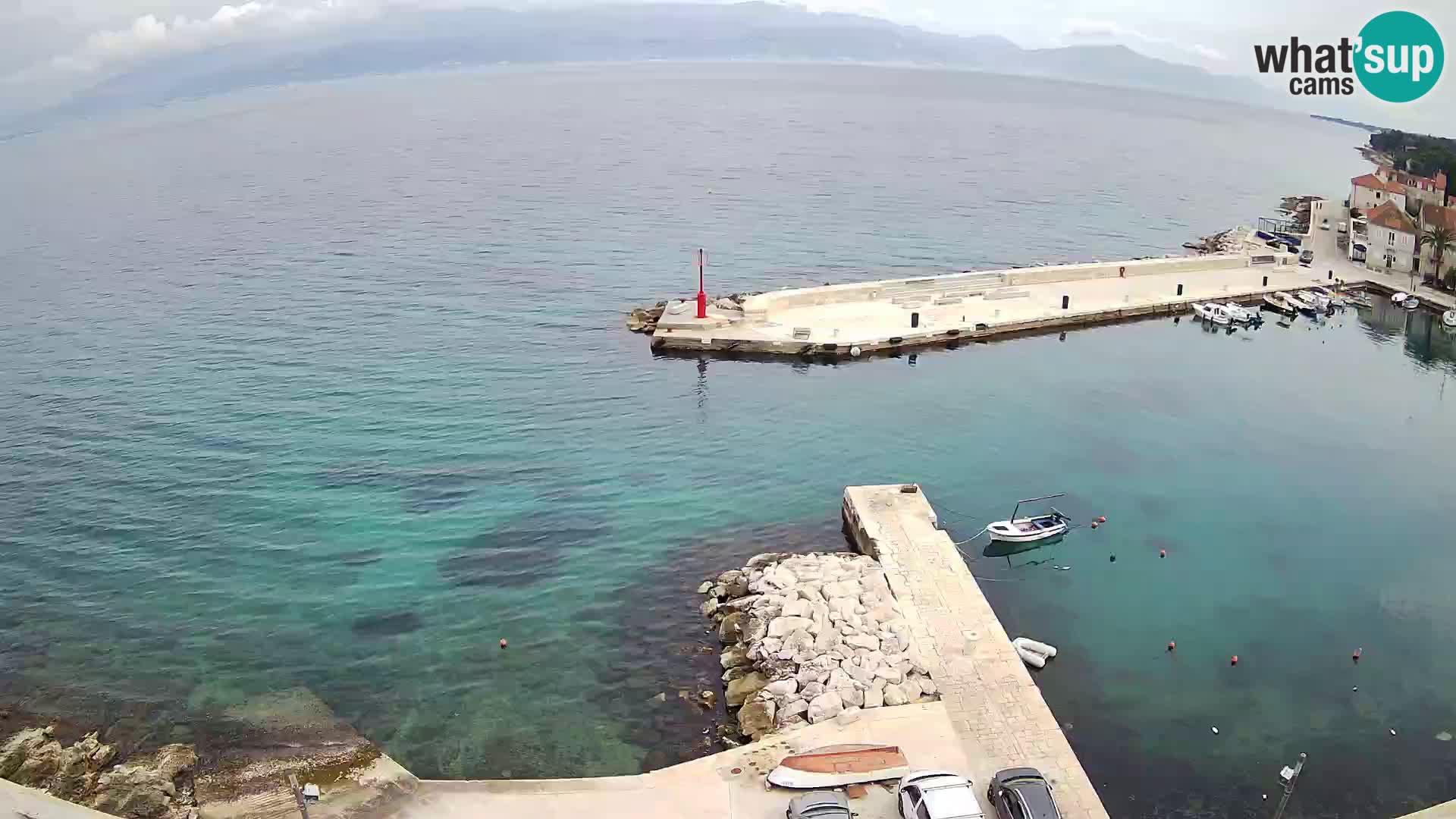 Webcam Sutivan Panorama – Vista en vivo desde la isla de Brač