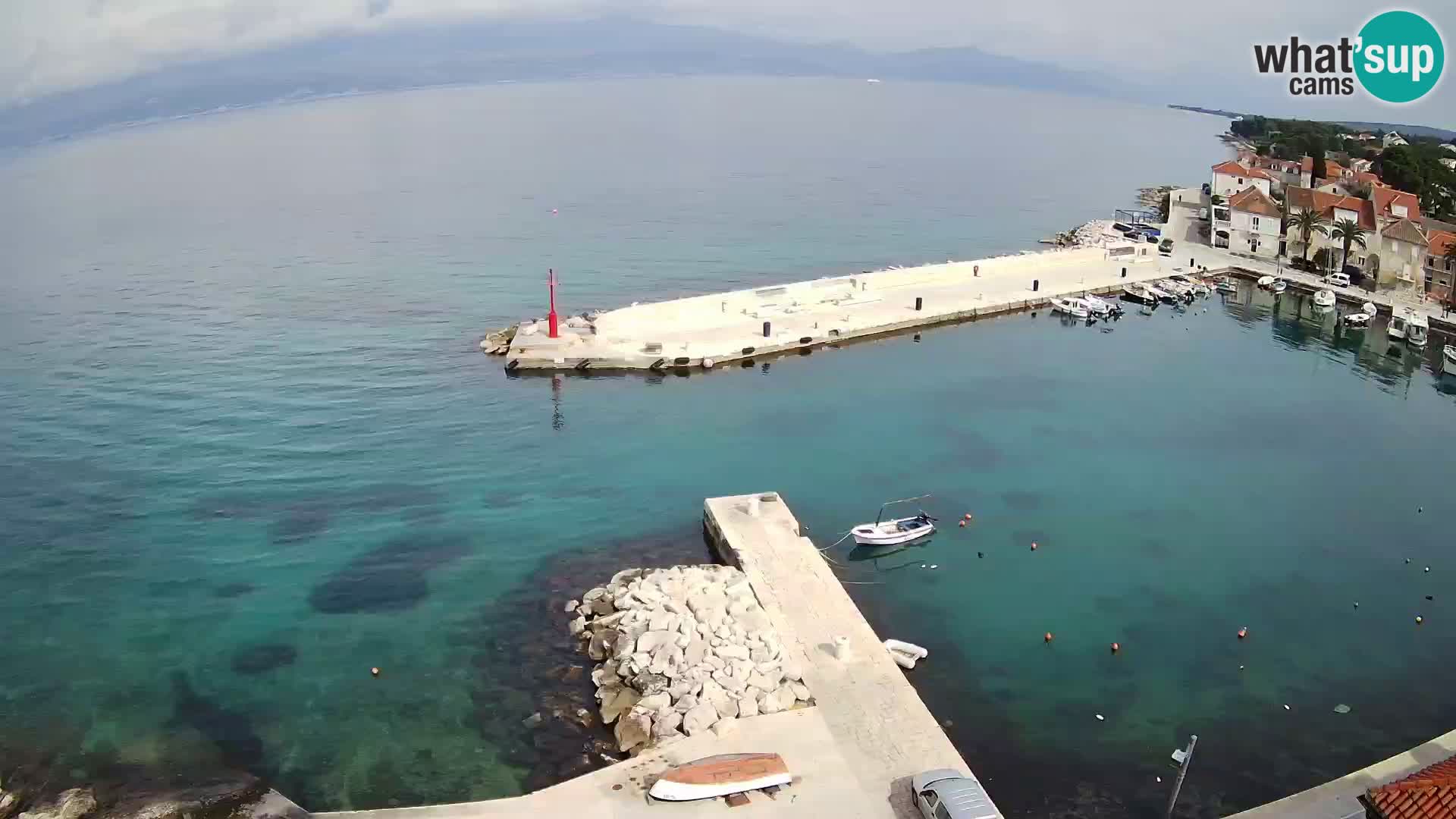 Webcam Sutivan Panorama – Vue en direct depuis l’île de Brač