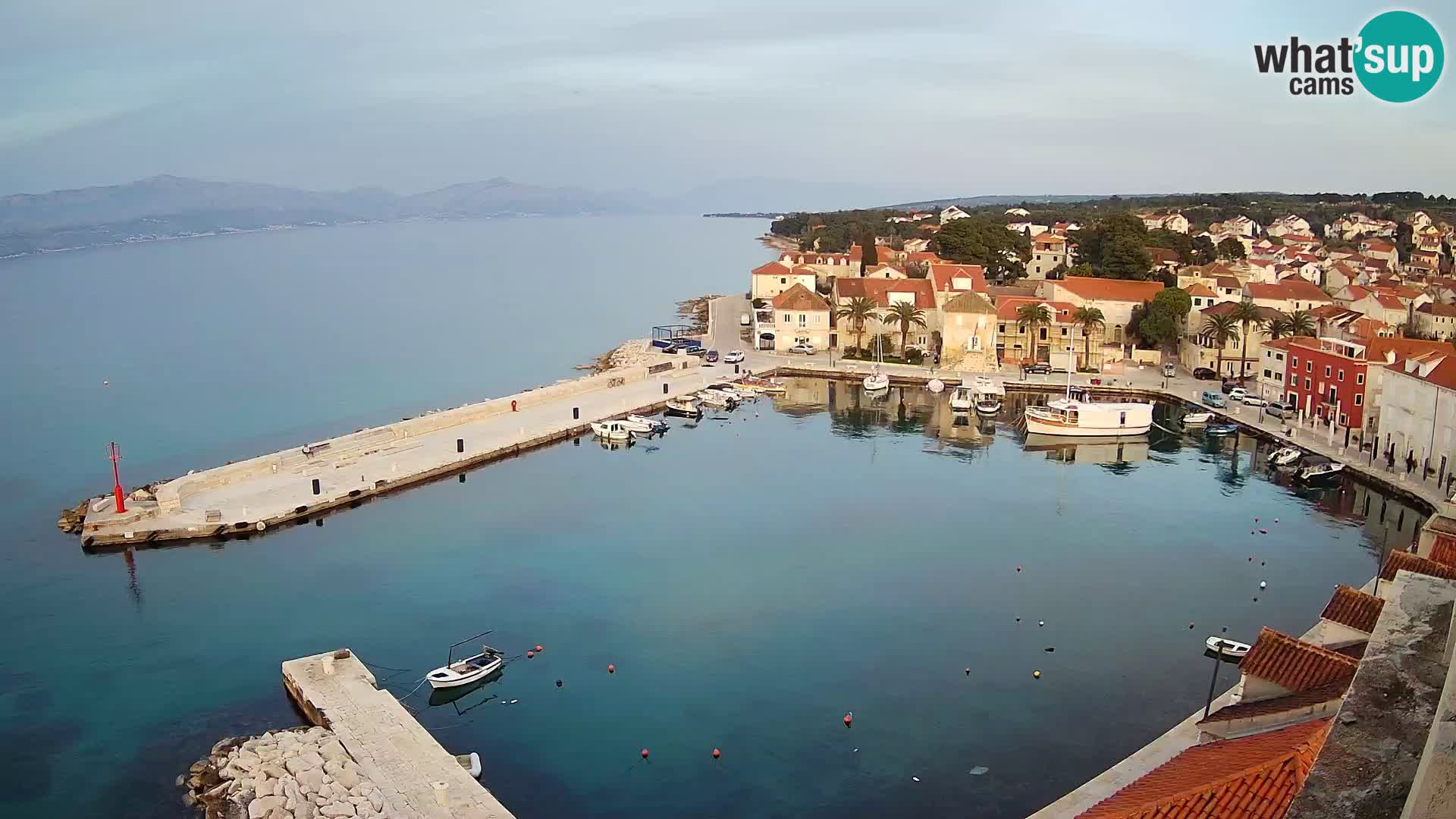 Webcam Sutivan Panorama – Vista en vivo desde la isla de Brač
