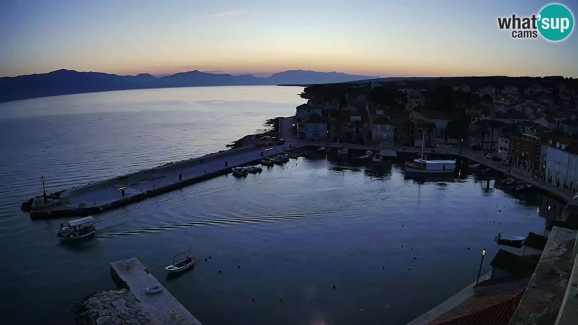 Webcam Sutivan panorama – Vista live dall’isola di Brač