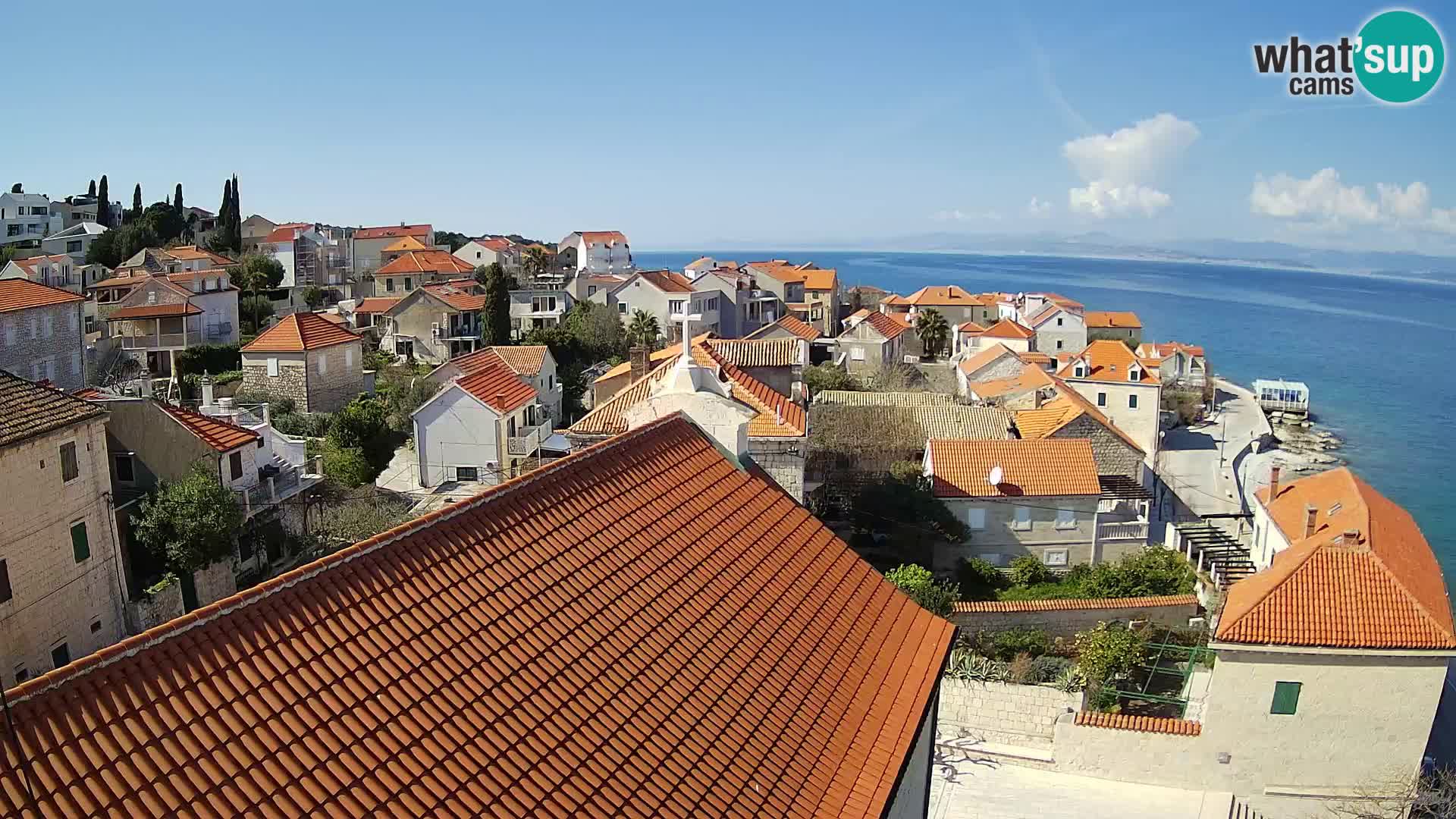 Webcam Sutivan panorama – Vista live dall’isola di Brač