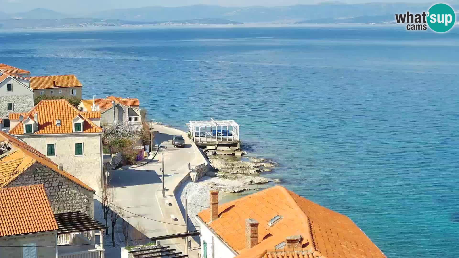 Spletna kamera Sutivan panorama – pogled v živo z otoka Brač