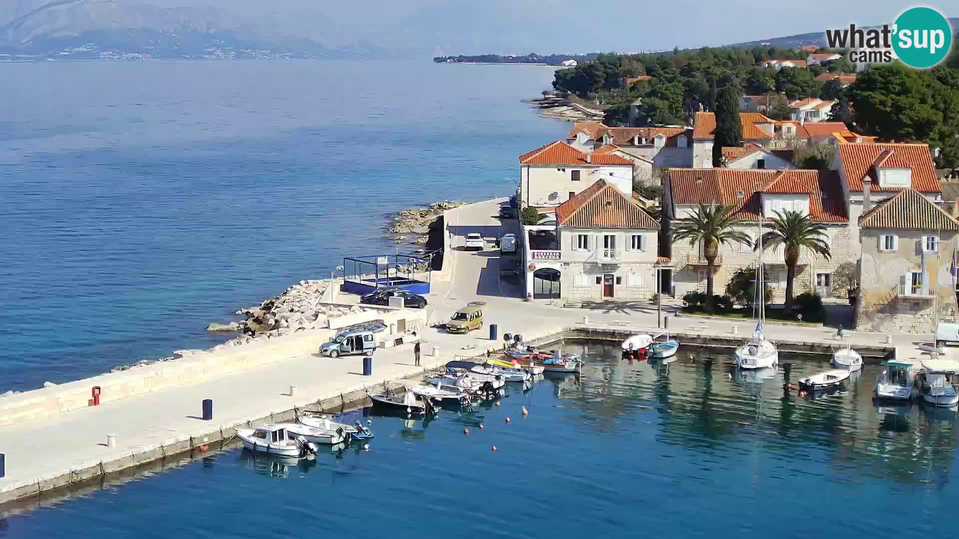 Webcam Sutivan Panorama – Vue en direct depuis l’île de Brač