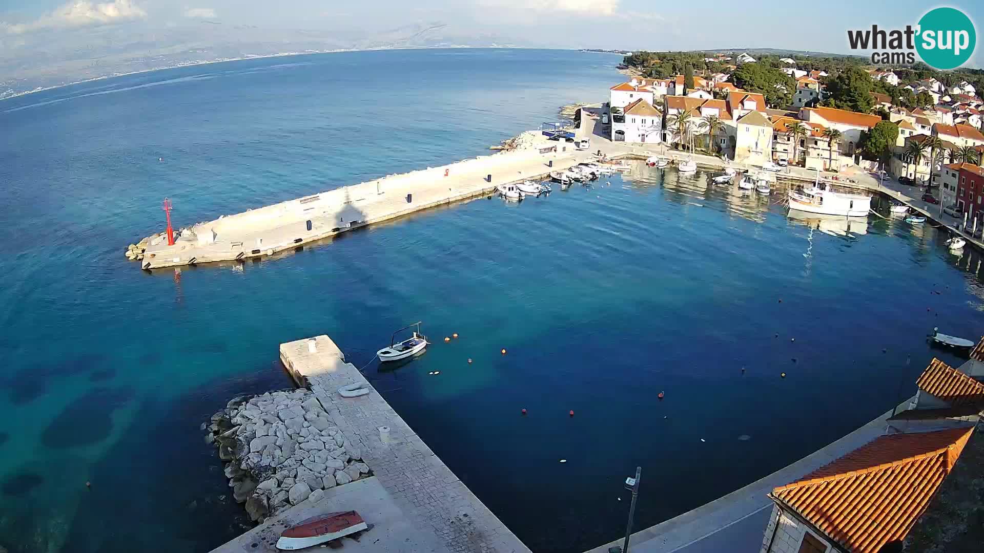 Web kamera Sutivan panorama – Pogled uživo s otoka Brača