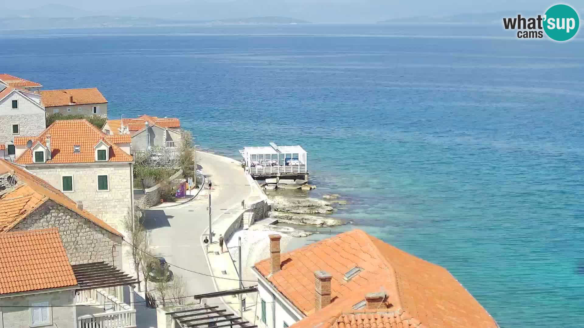 Web kamera Sutivan panorama – Pogled uživo s otoka Brača