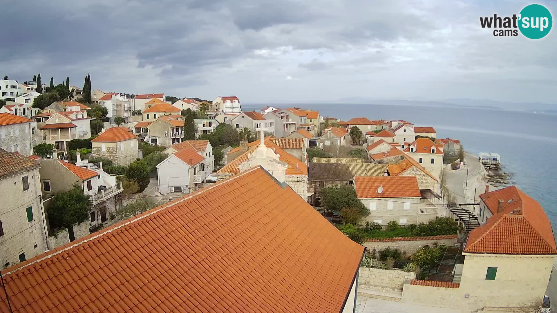 Webcam Sutivan panorama – Vista live dall’isola di Brač