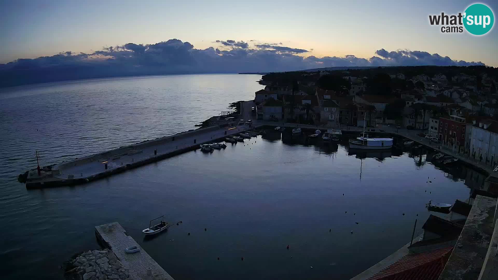 Webcam Sutivan Panorama – Vista en vivo desde la isla de Brač