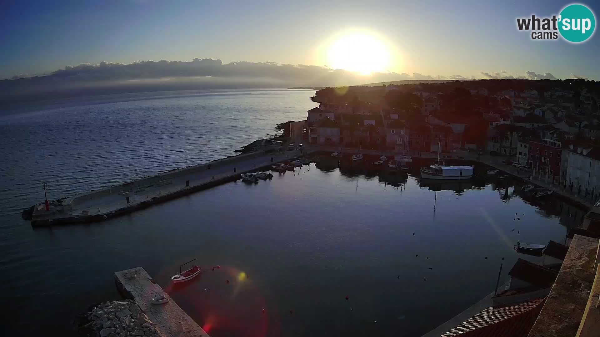 Webcam Sutivan panorama – Vista live dall’isola di Brač