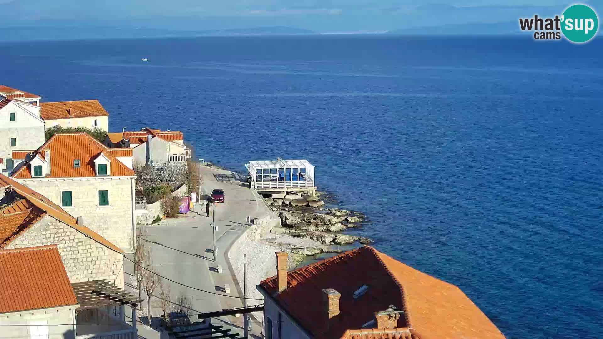Web kamera Sutivan panorama – Pogled uživo s otoka Brača