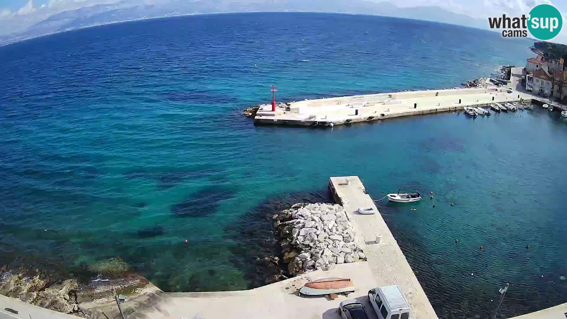 Webcam Sutivan panorama – Vista live dall’isola di Brač